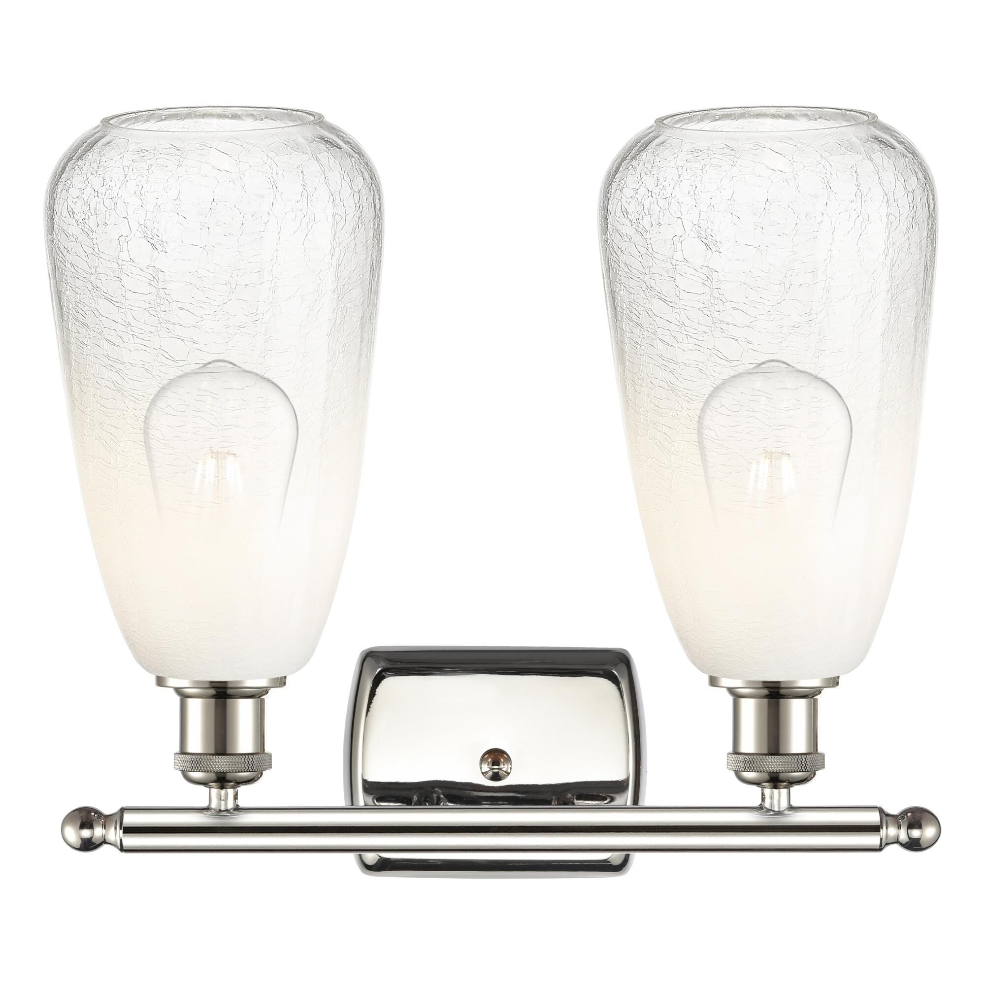 Shown in Polished Nickel finish and Opal glass