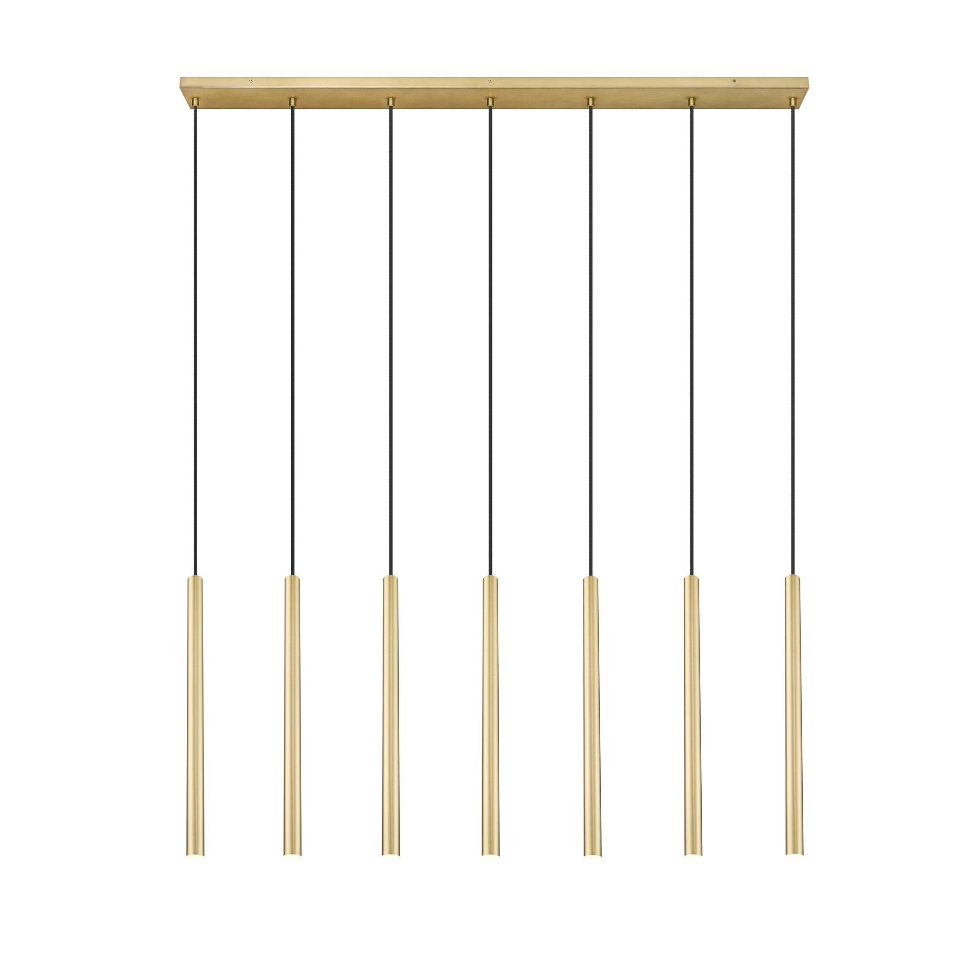Shown in Modern Gold finish and Modern Gold glass and Modern Gold shade