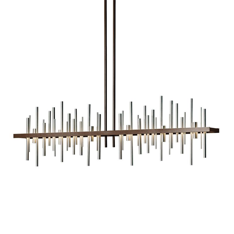 Cityscape Medium Linear Chandelier by Hubbardton Forge