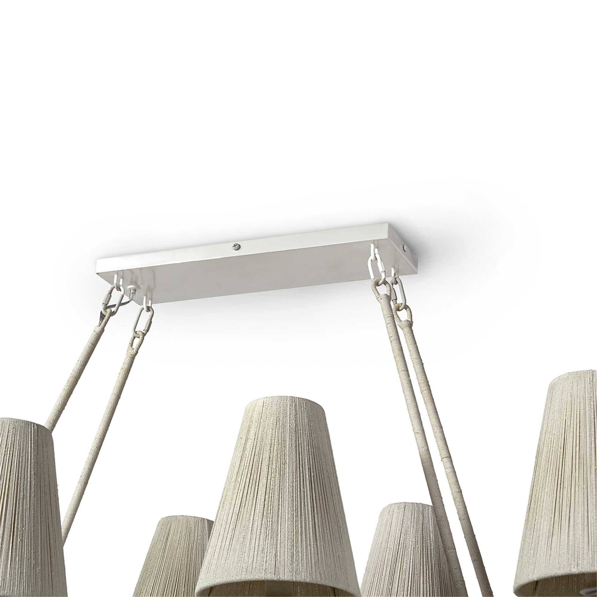 Shown in Cream finish and Abaca Rope  shade