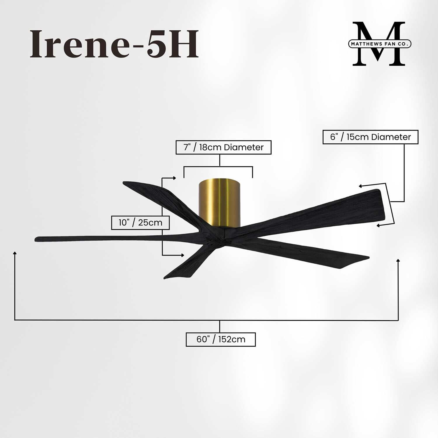 Shown in Brushed Brass finish