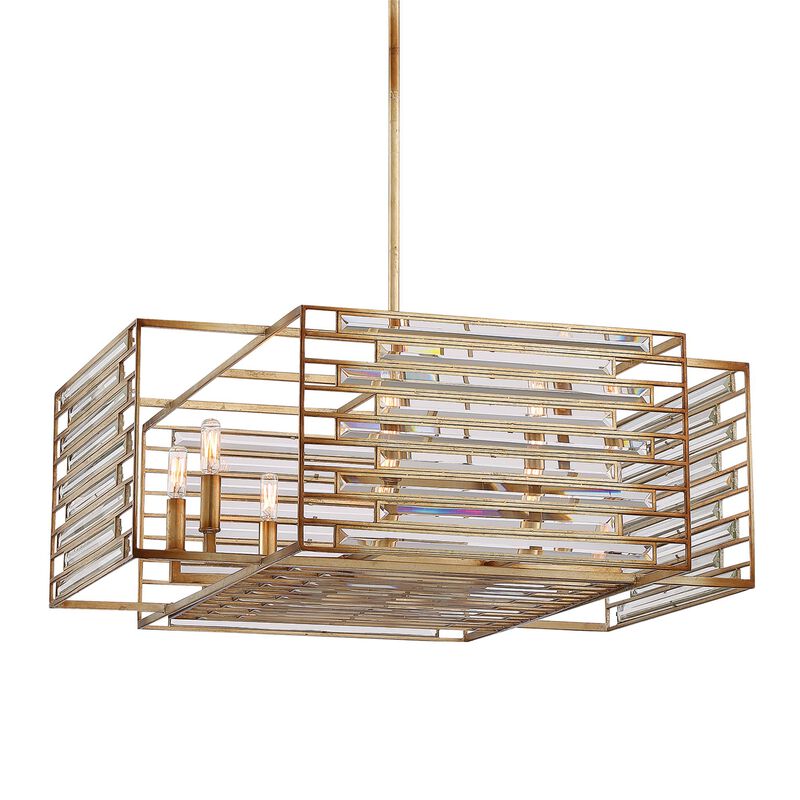 Ruxton Hall 32 Inch 8 Light Chandelier by Metropolitan Lighting