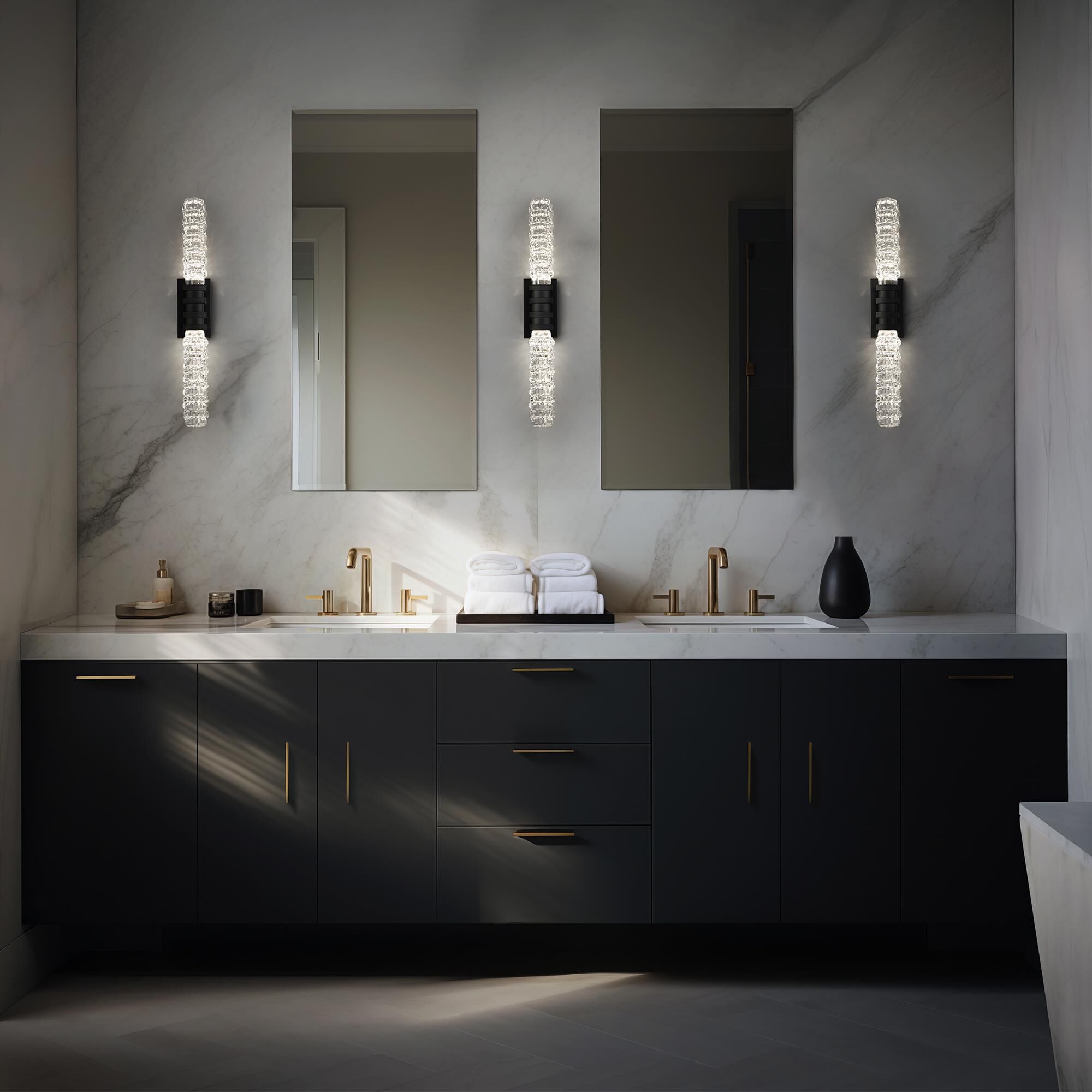 Shown in Black finish