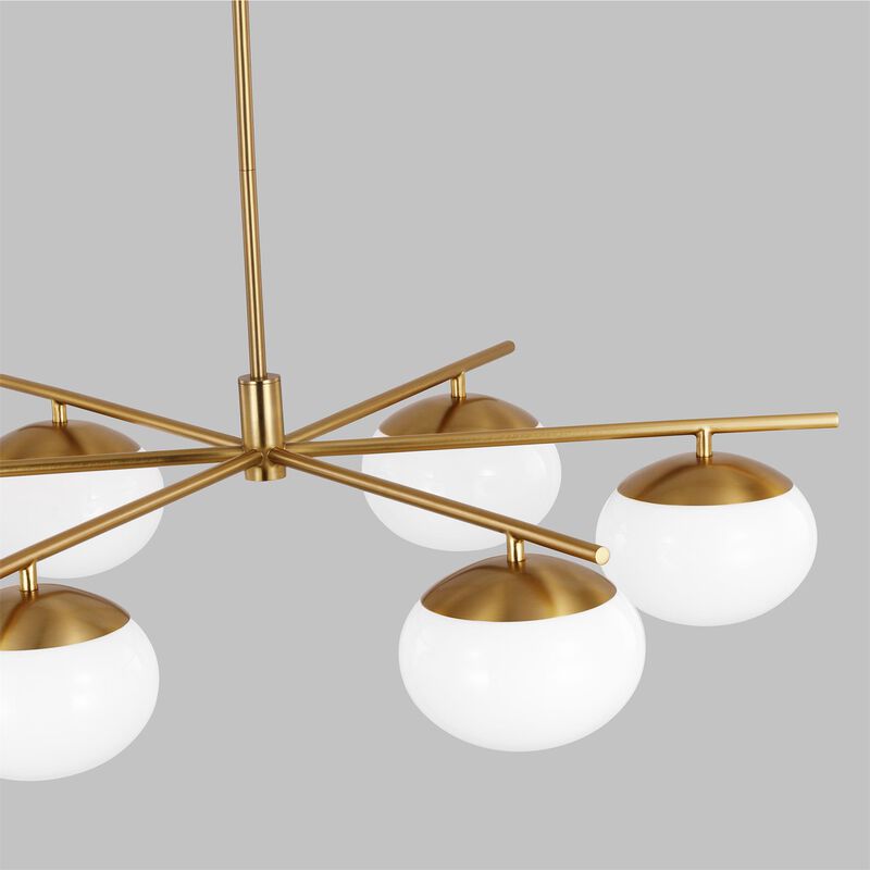 Ellen DeGeneres Lune Medium Chandelier by Visual Comfort Studio