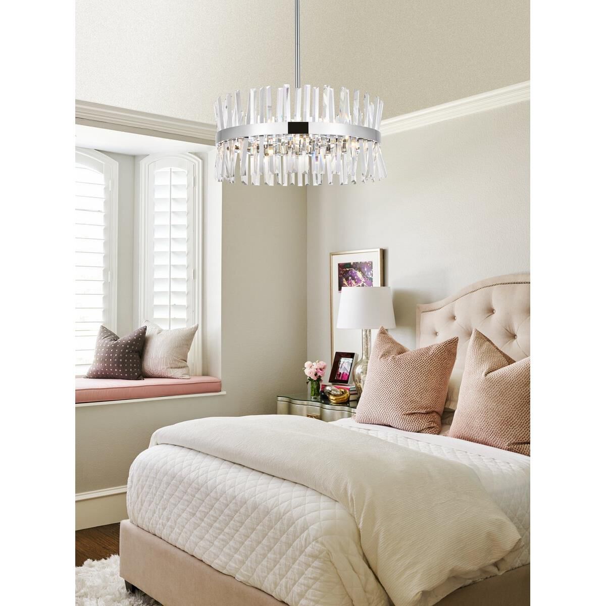 Serephina 25 Inch Large Pendant by Elegant Lighting