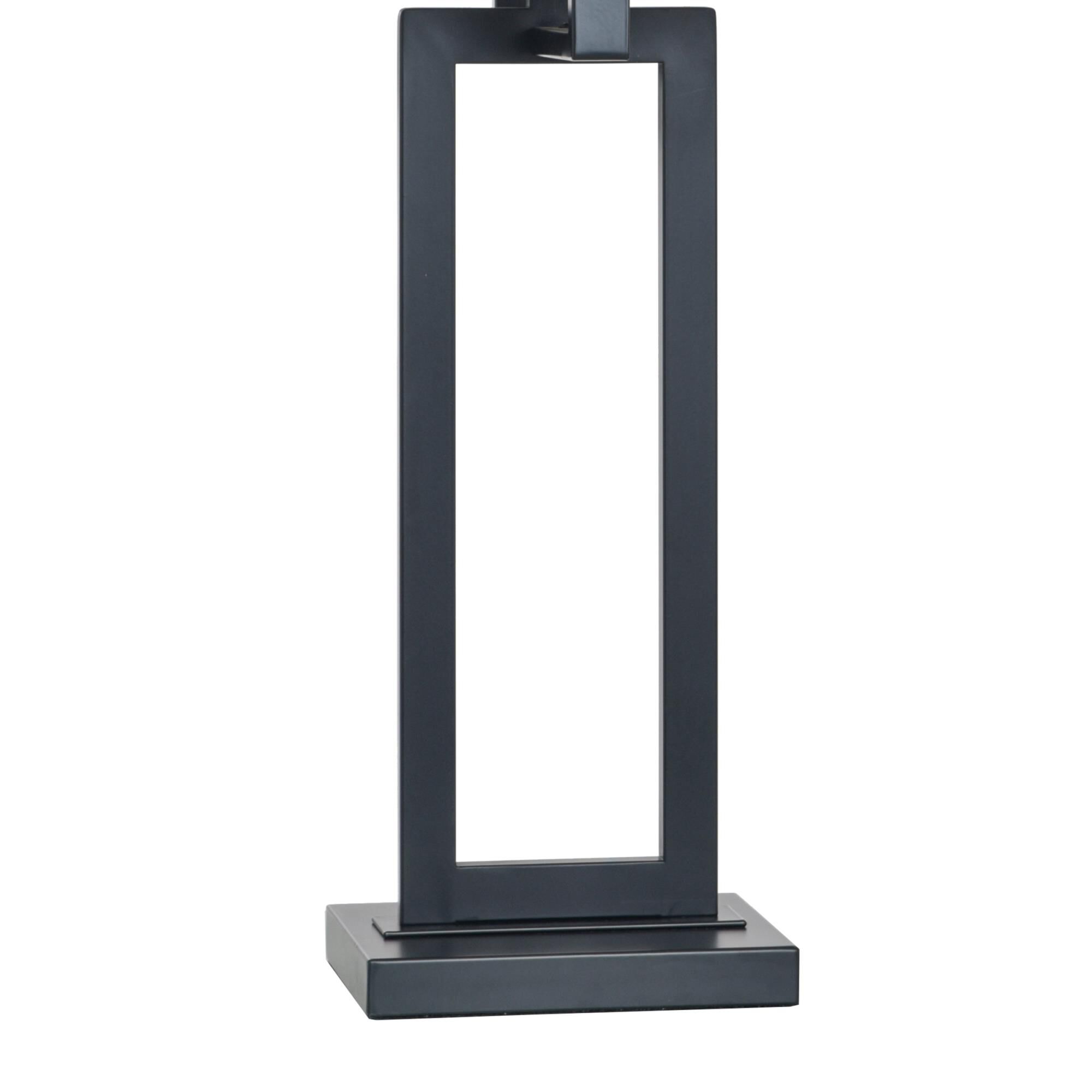 Shown in Black finish and Beige shade