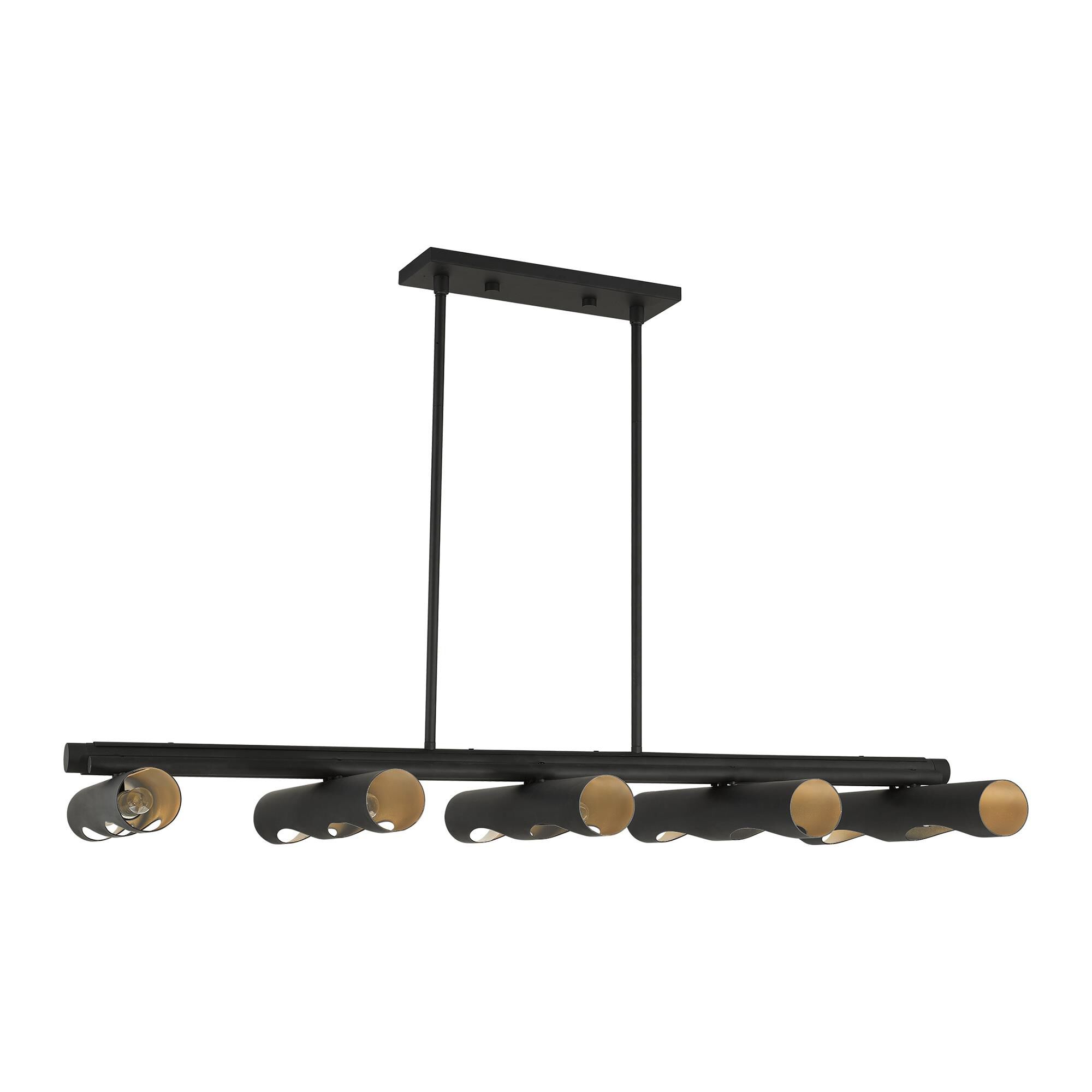 Novato 50 Inch 10 Light Linear Suspension Light by Livex Lighting