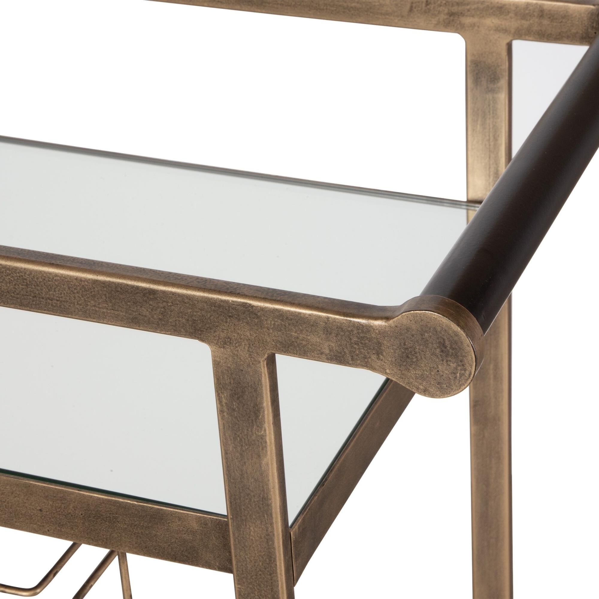 Carrinho 38 Inch Bar Cart by Uttermost