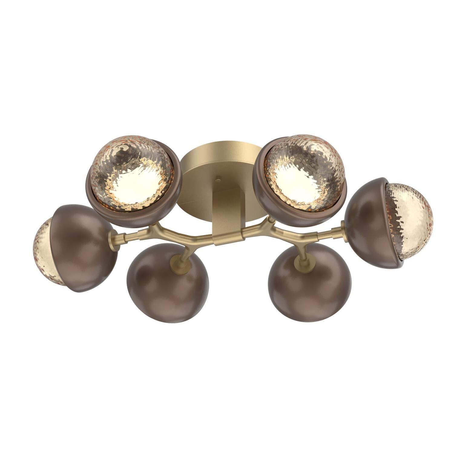Levi Wilson Cabochon 27 Inch Flush Mount by Hammerton Studio
