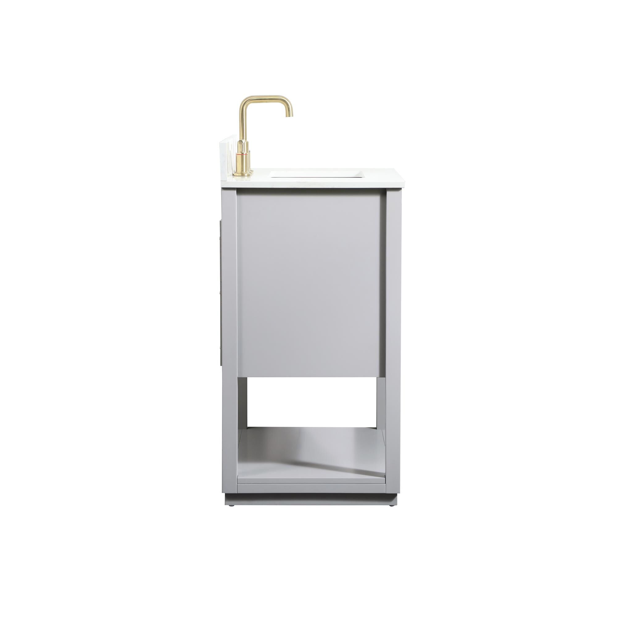 Shown in Grey finish