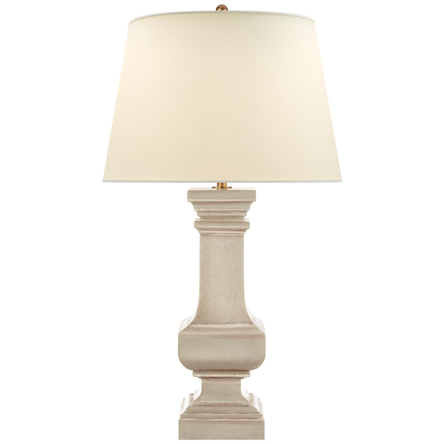 Shown in Bone Craquelure finish and Natural Percale shade