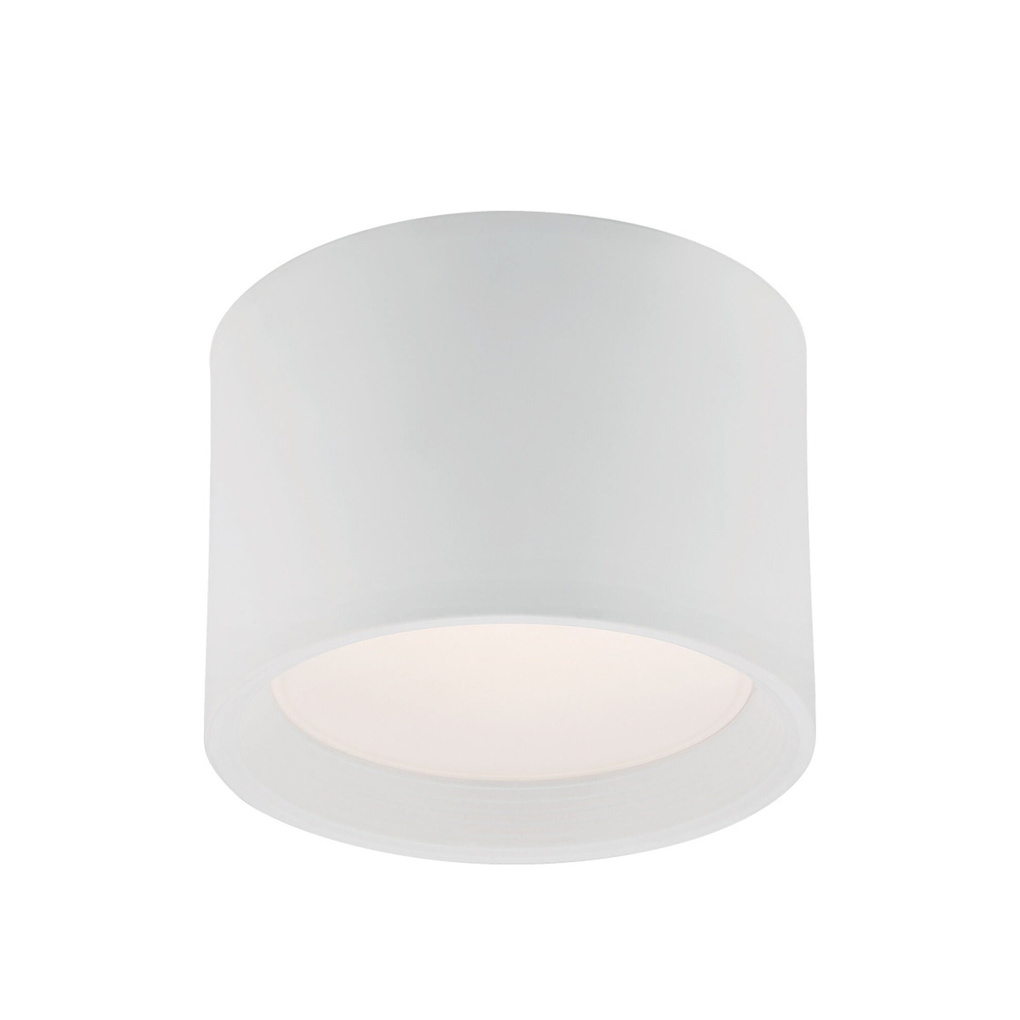 Shown in White finish and Frosted Acrylic glass and Frosted Acrylic shade