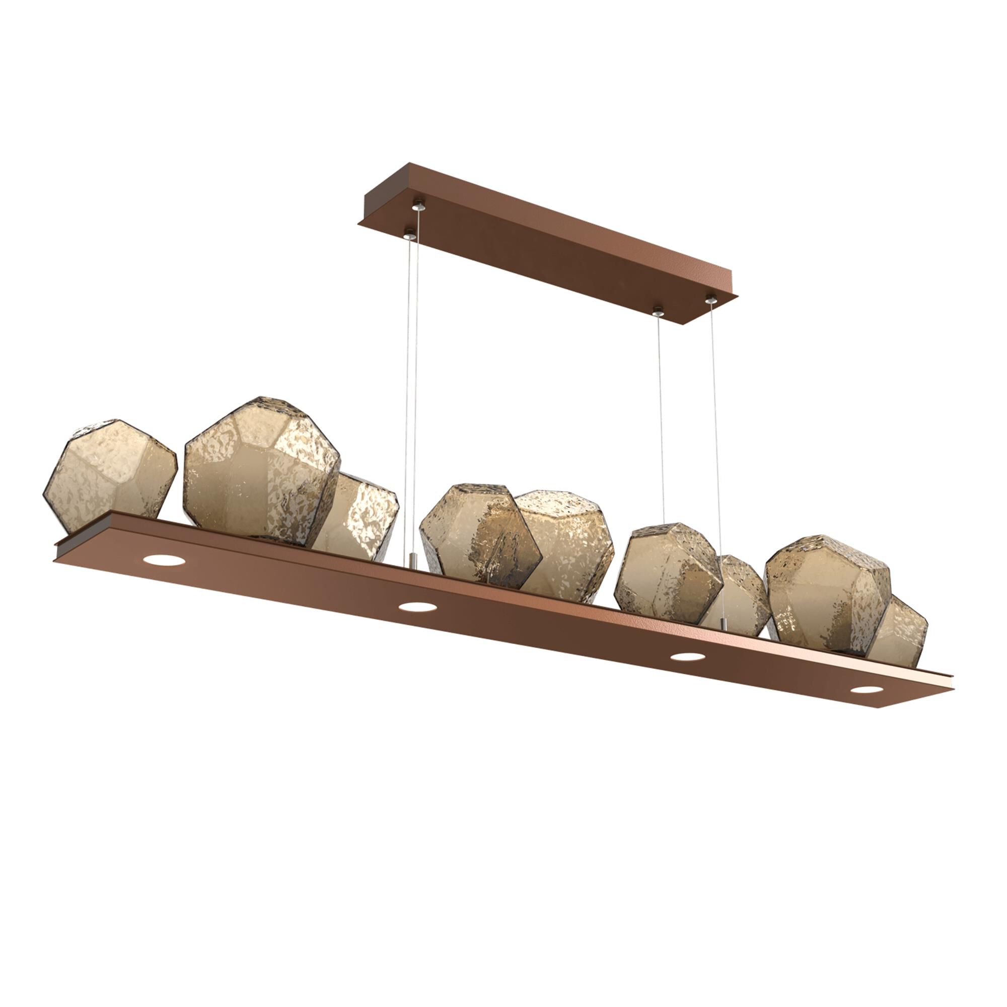 Shown in Burnished Bronze finish and Bronze glass