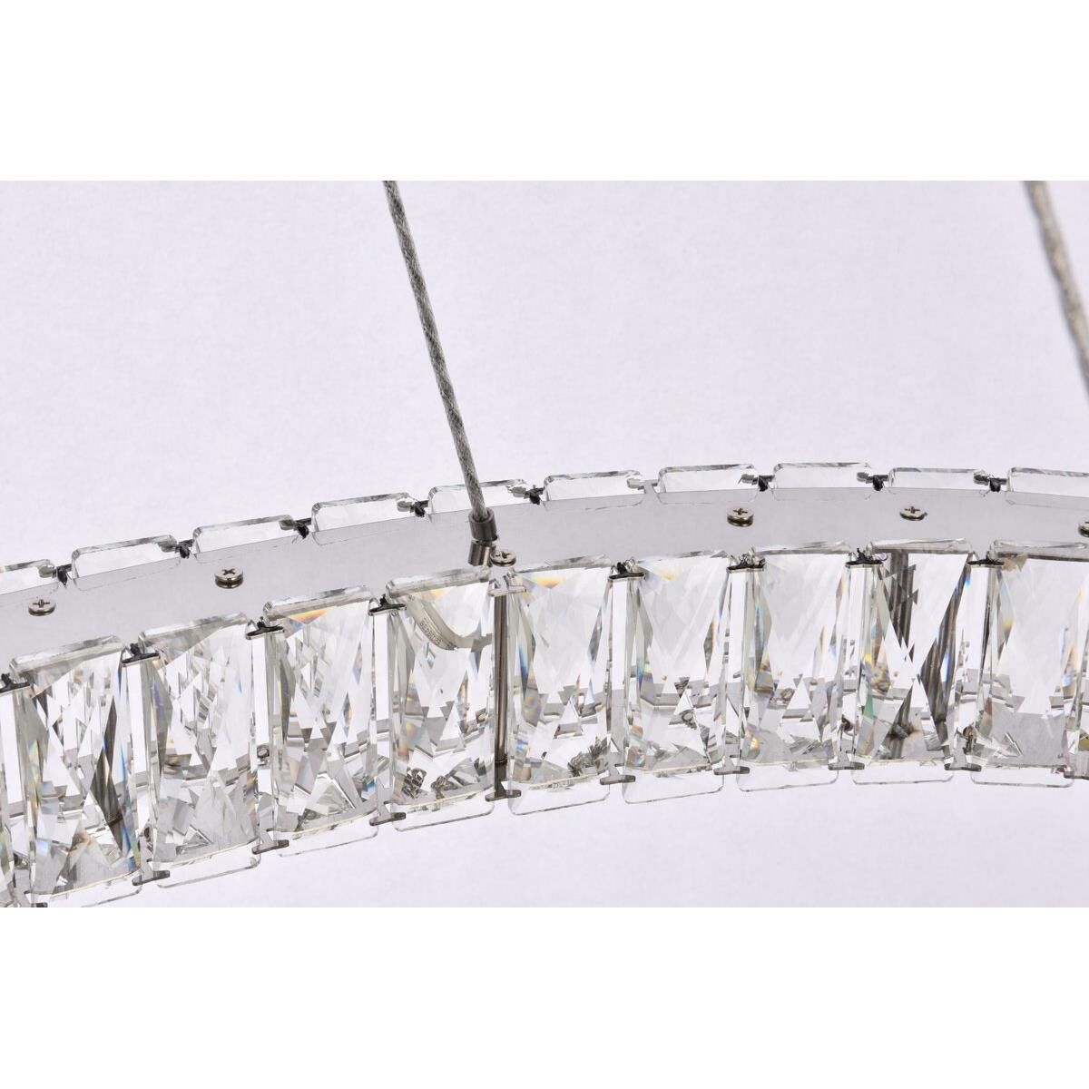 Monroe Linear Suspension Light by Elegant Lighting