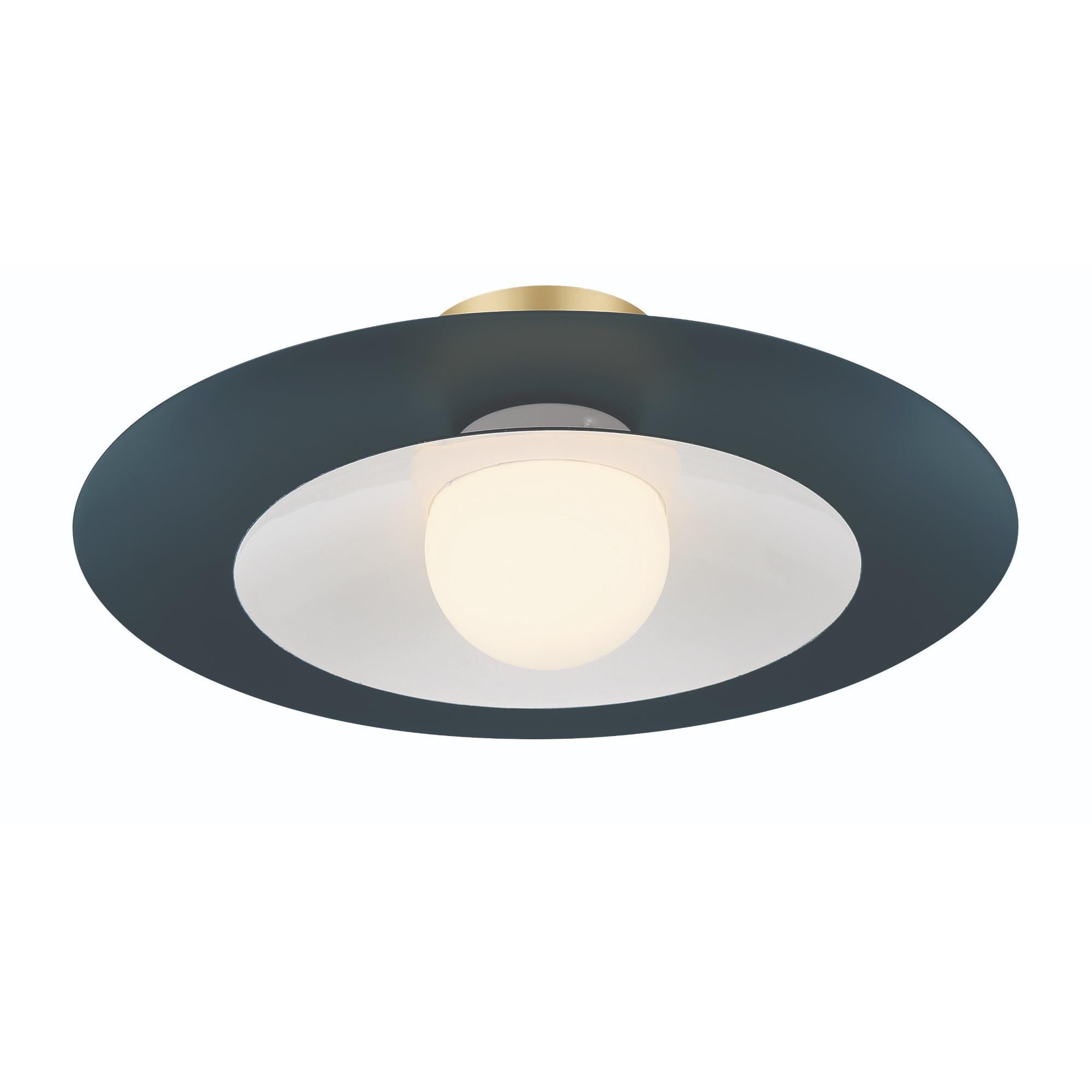 Welsh 18 Inch 1 Light LED Semi Flush Mount,