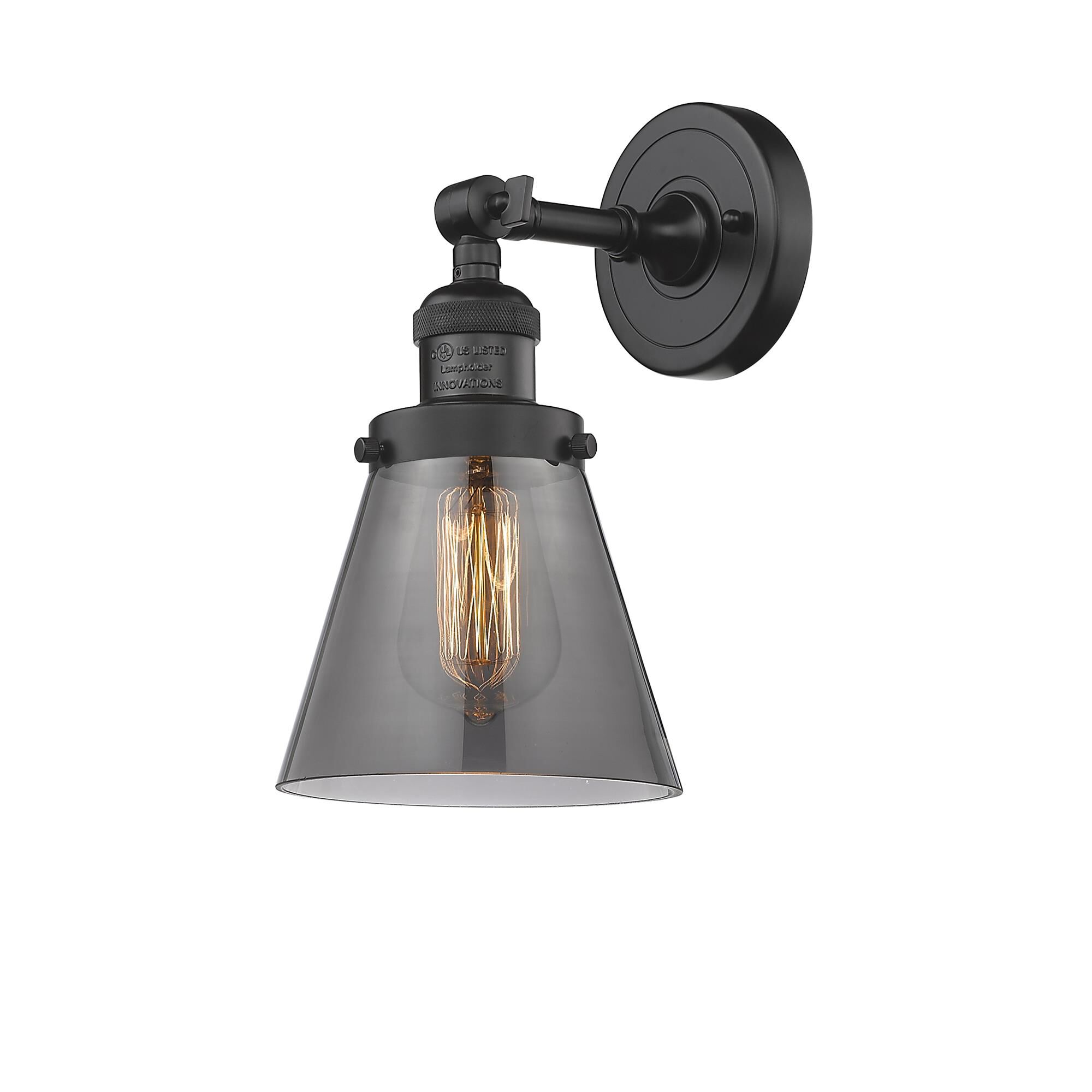 Shown in Oil Rubbed Bronze finish and Smoked glass
