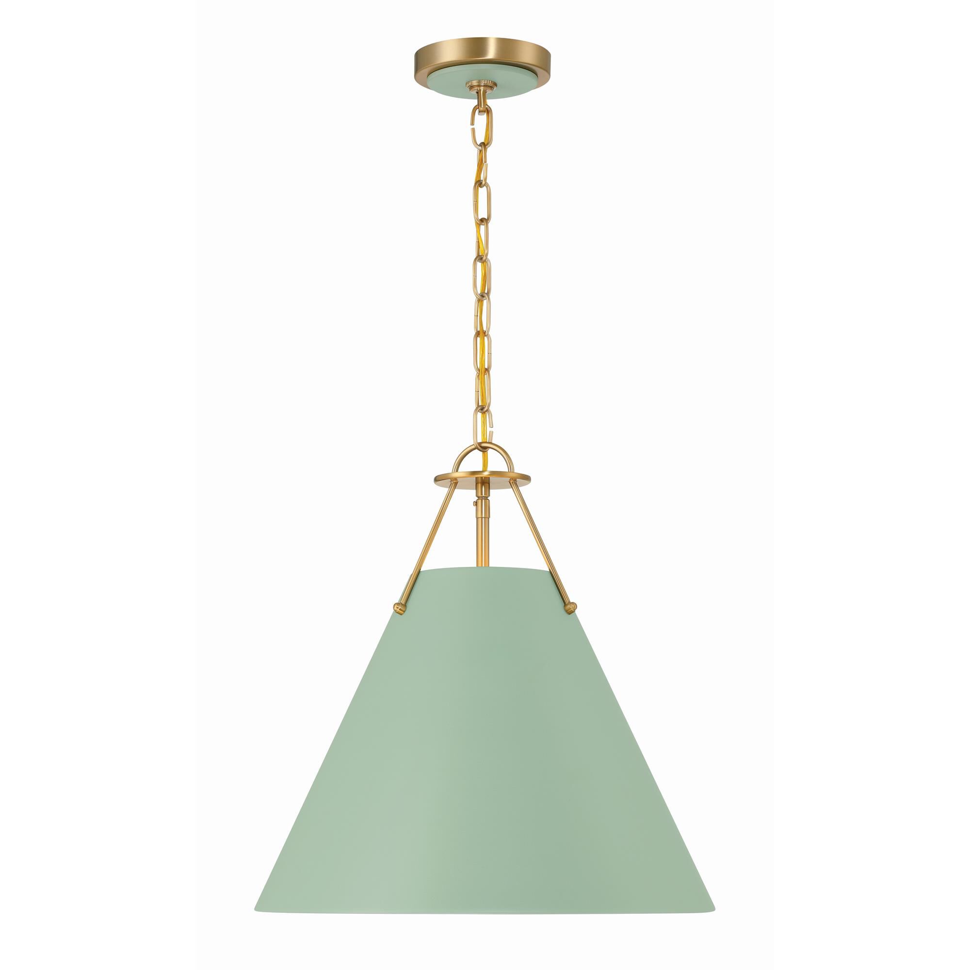 Shown in Vibrant Gold and Green finish