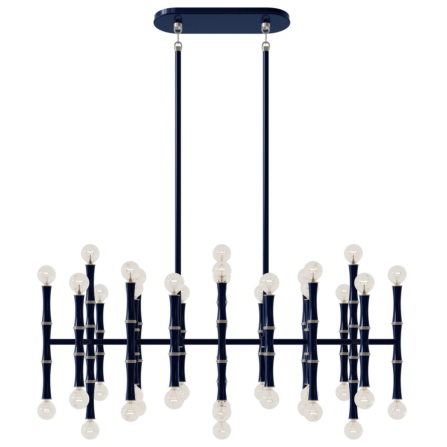 Shown in Midnight Blue finish and Polished Nickel accent