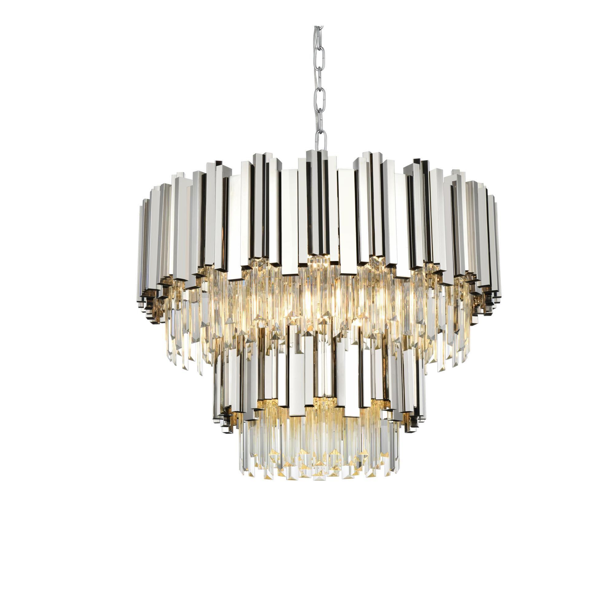 Willow 24 Inch Chandelier by Elegant Lighting
