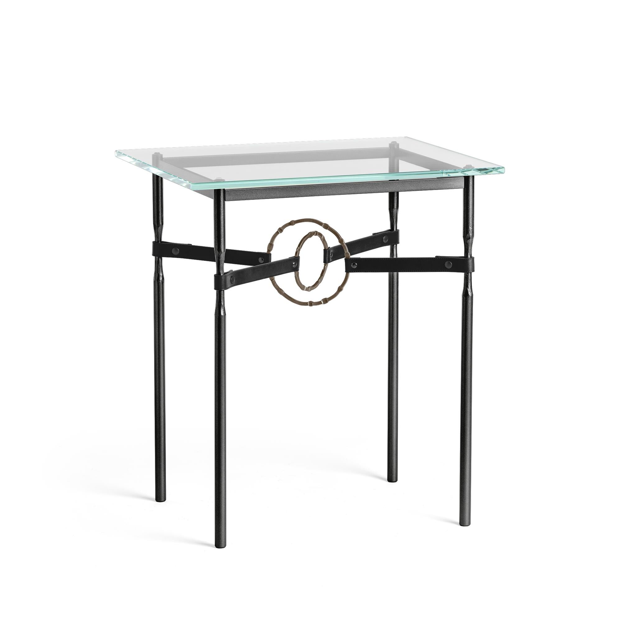 Shown in Black finish and Bronze with Leather Black  accent
