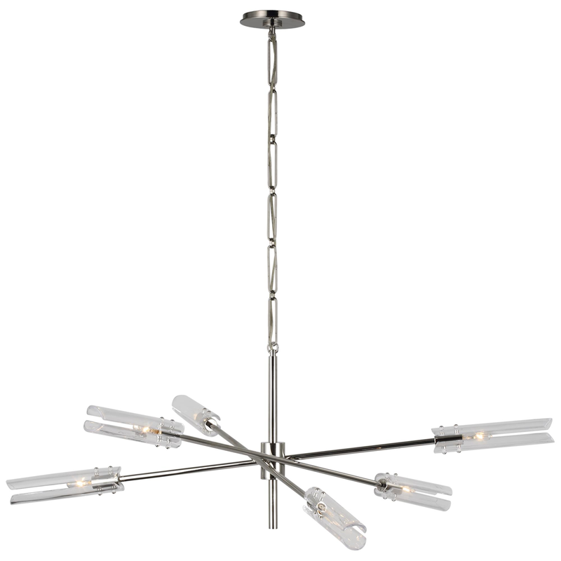 AERIN Casoria 45 Inch 6 Light LED Chandelier by Visual Comfort Signature Collection