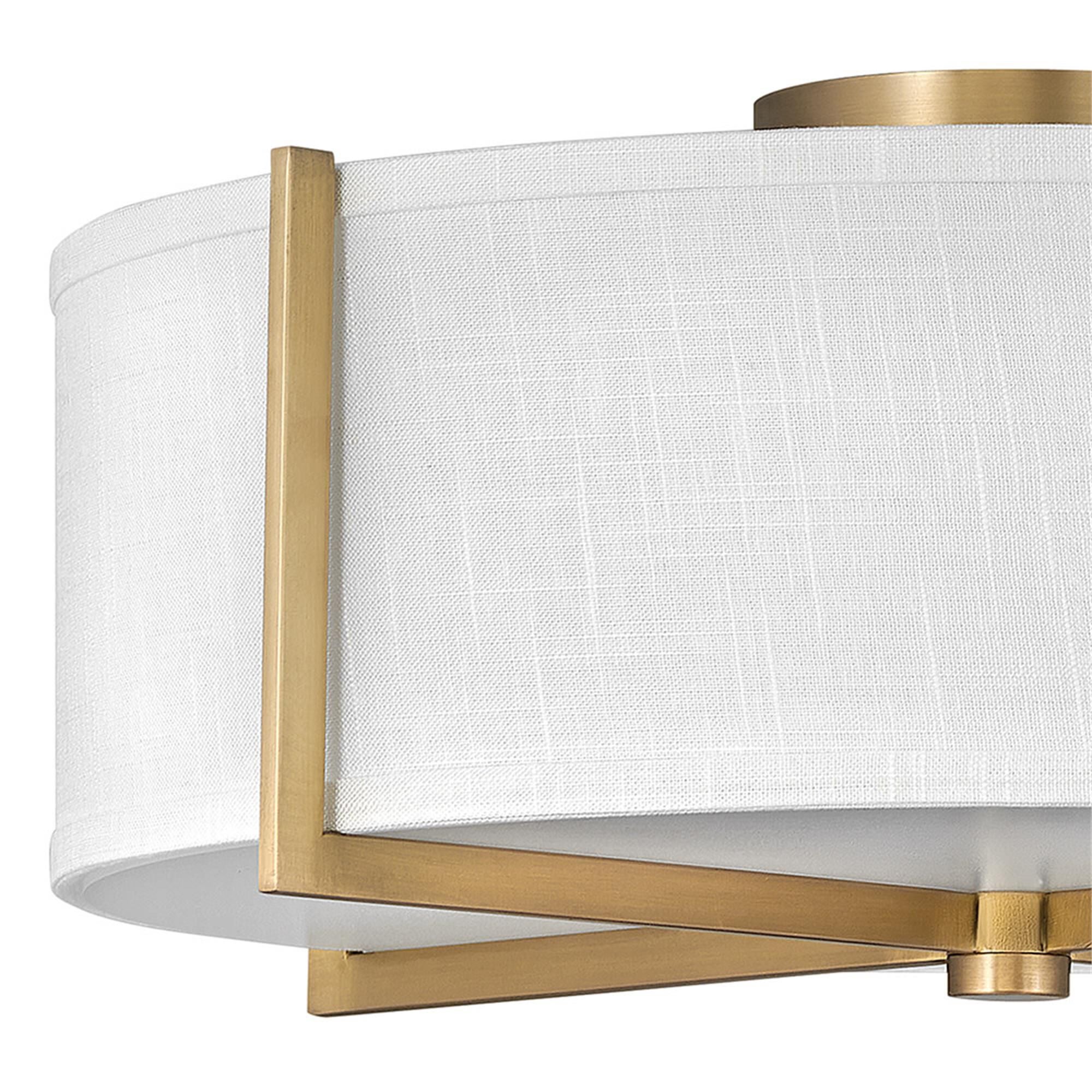 Axis 20 Inch 3 Light Semi Flush Mount,