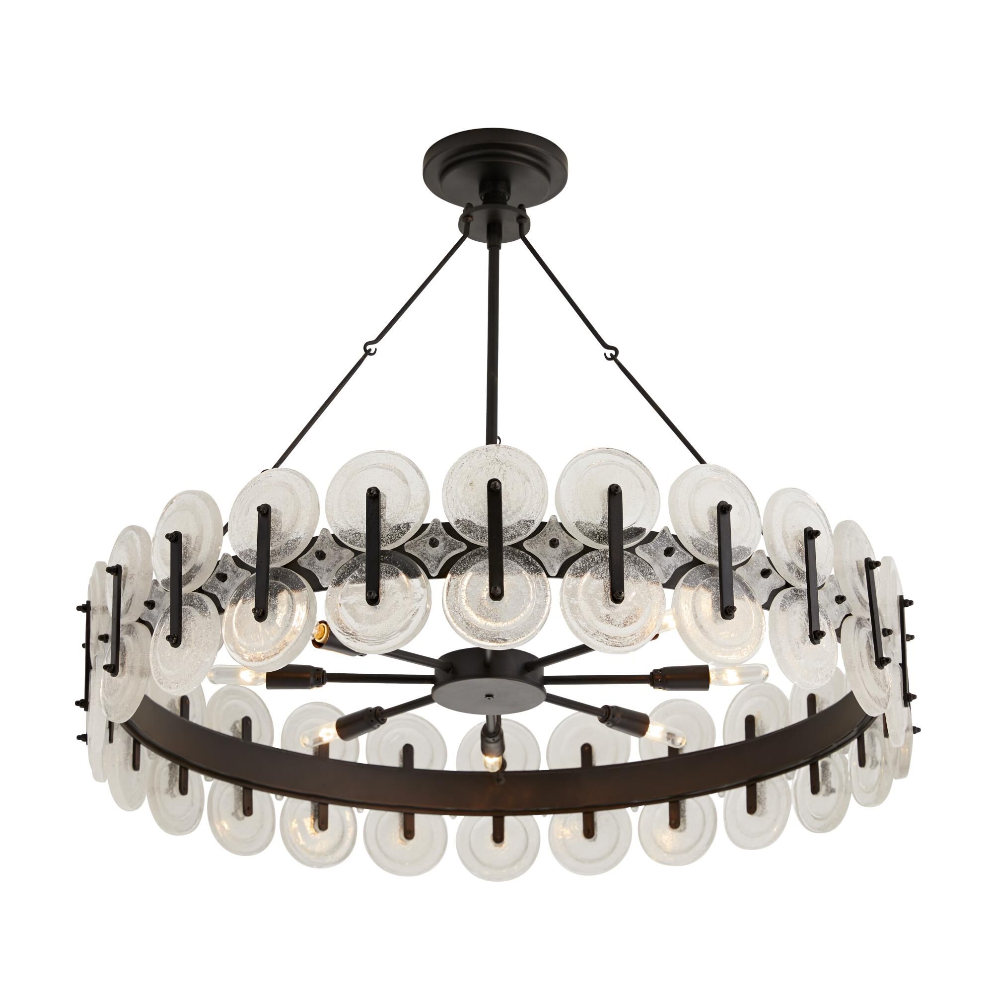 Rondelle 31 Inch 8 Light Chandelier by Arteriors Home