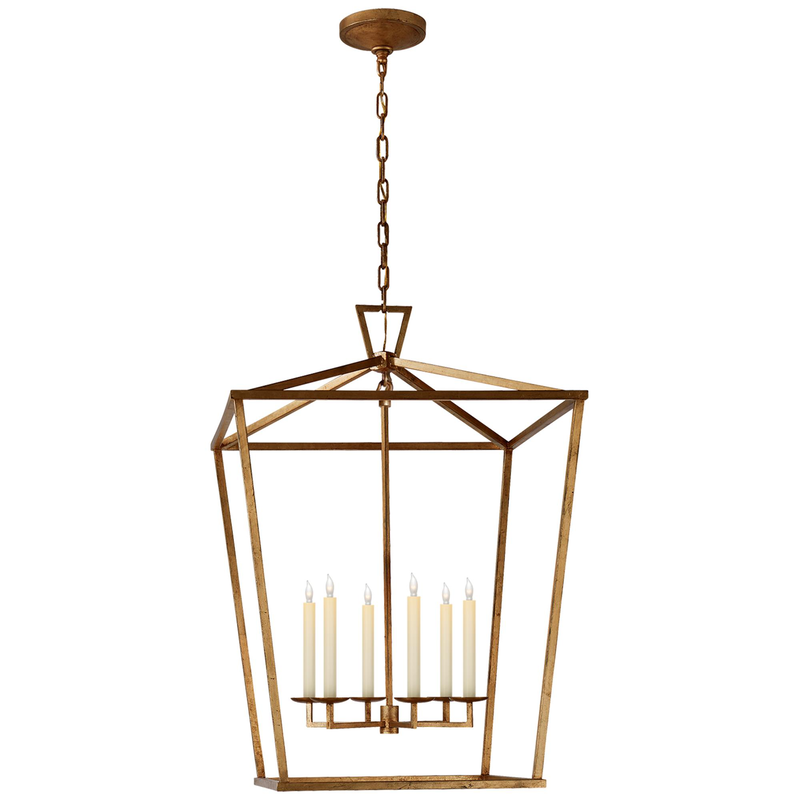 Chapman & Myers Darlana 29 Inch Cage Pendant by Visual Comfort Signature Collection
