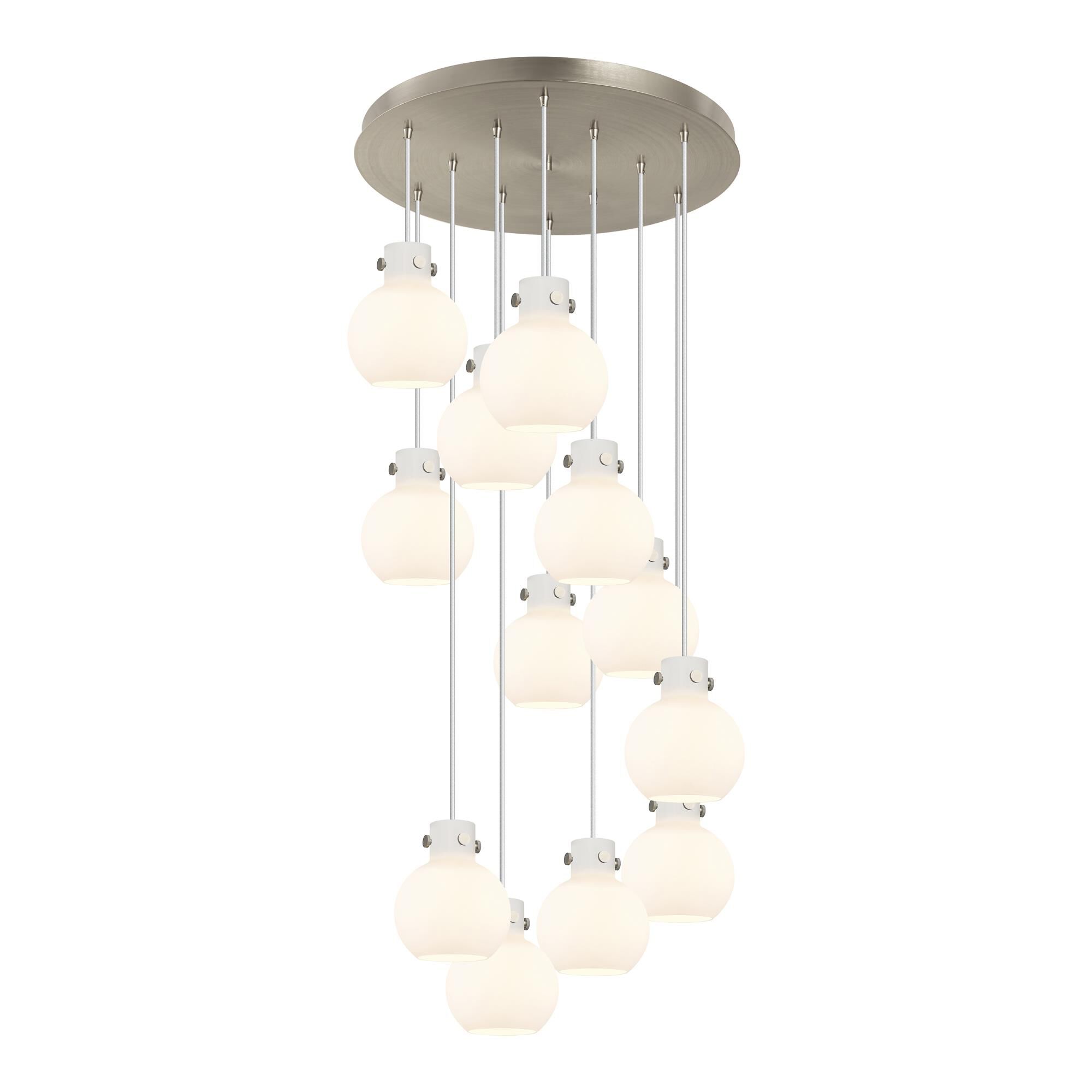 Bruno Marashlian Newton Sphere 27 Inch 12 Light Multi Light Pendant by Innovations Lighting