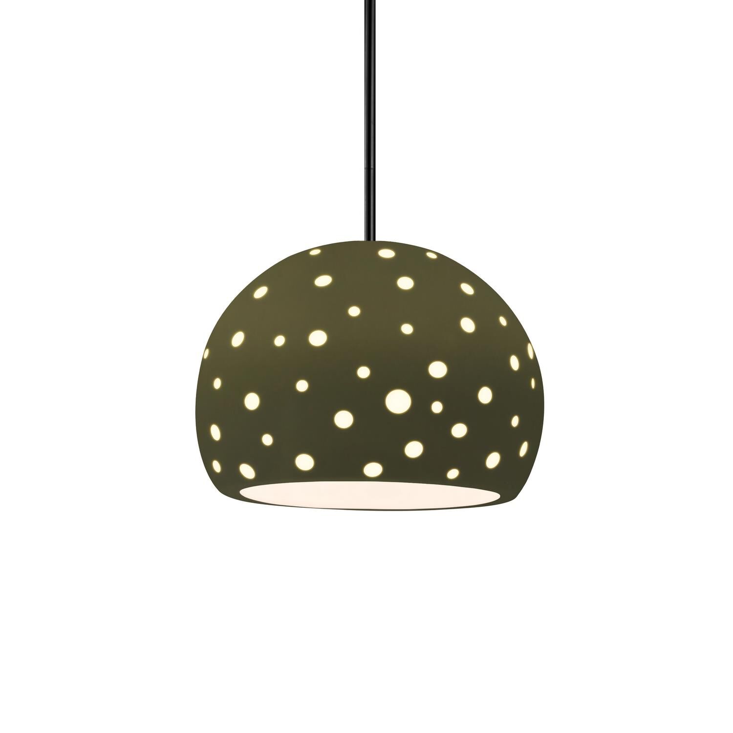 Shown in Matte Black finish and Matte Green shade