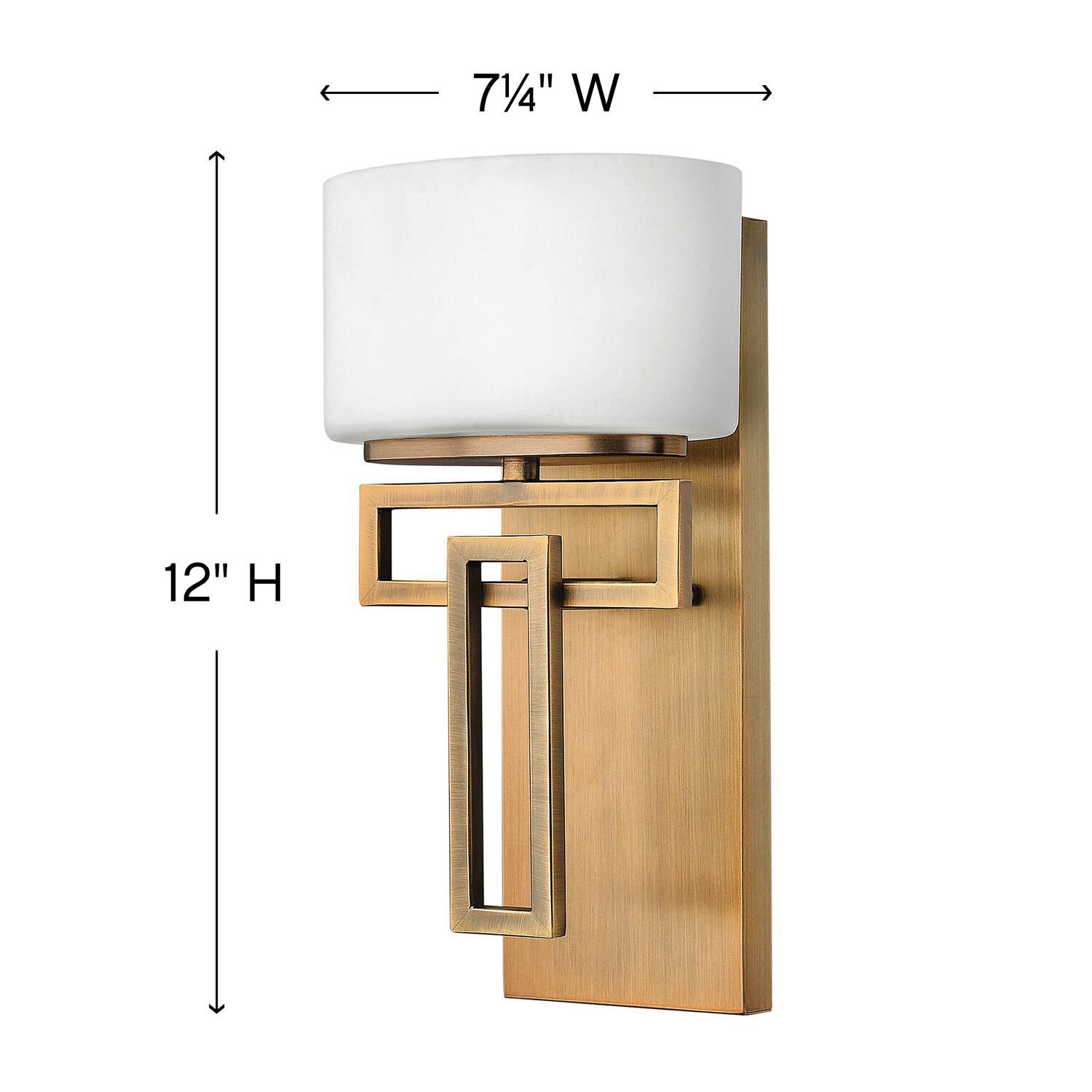 Hinkley Lighting Lanza 12 Inch Wall Sconce