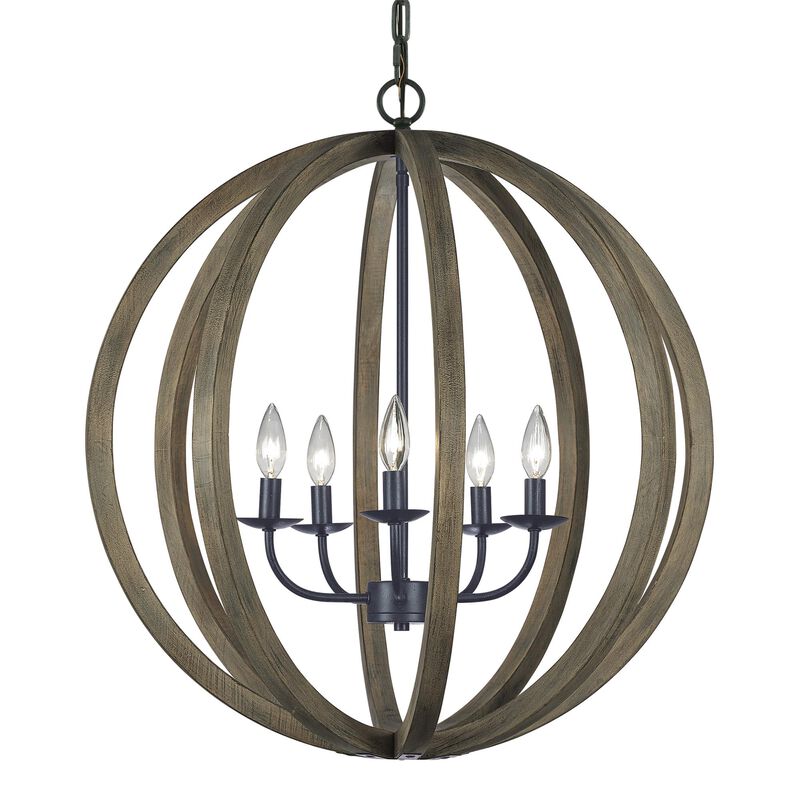 Sean Lavin Allier 26 Inch 5 Light Chandelier by Visual Comfort Studio Collection