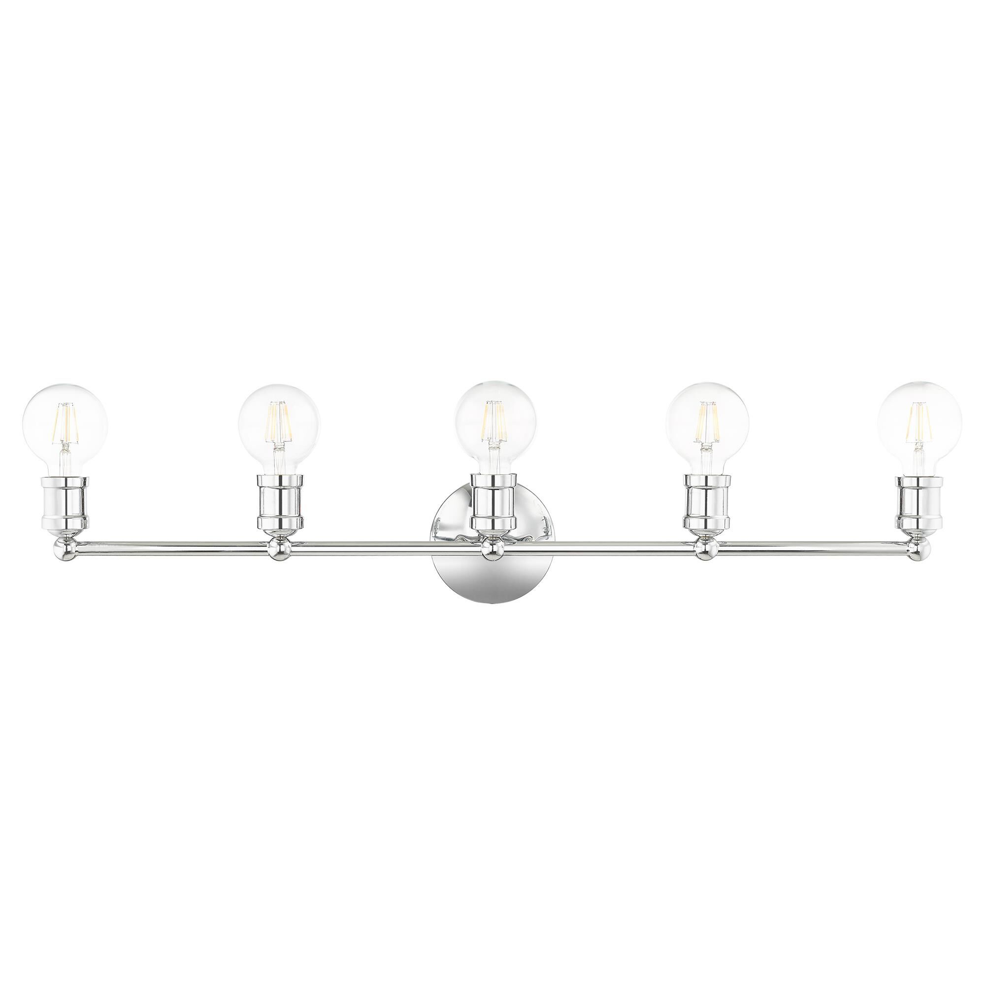 Lansdale 33 Inch 5 Light Bath Vanity Light by Livex Lighting