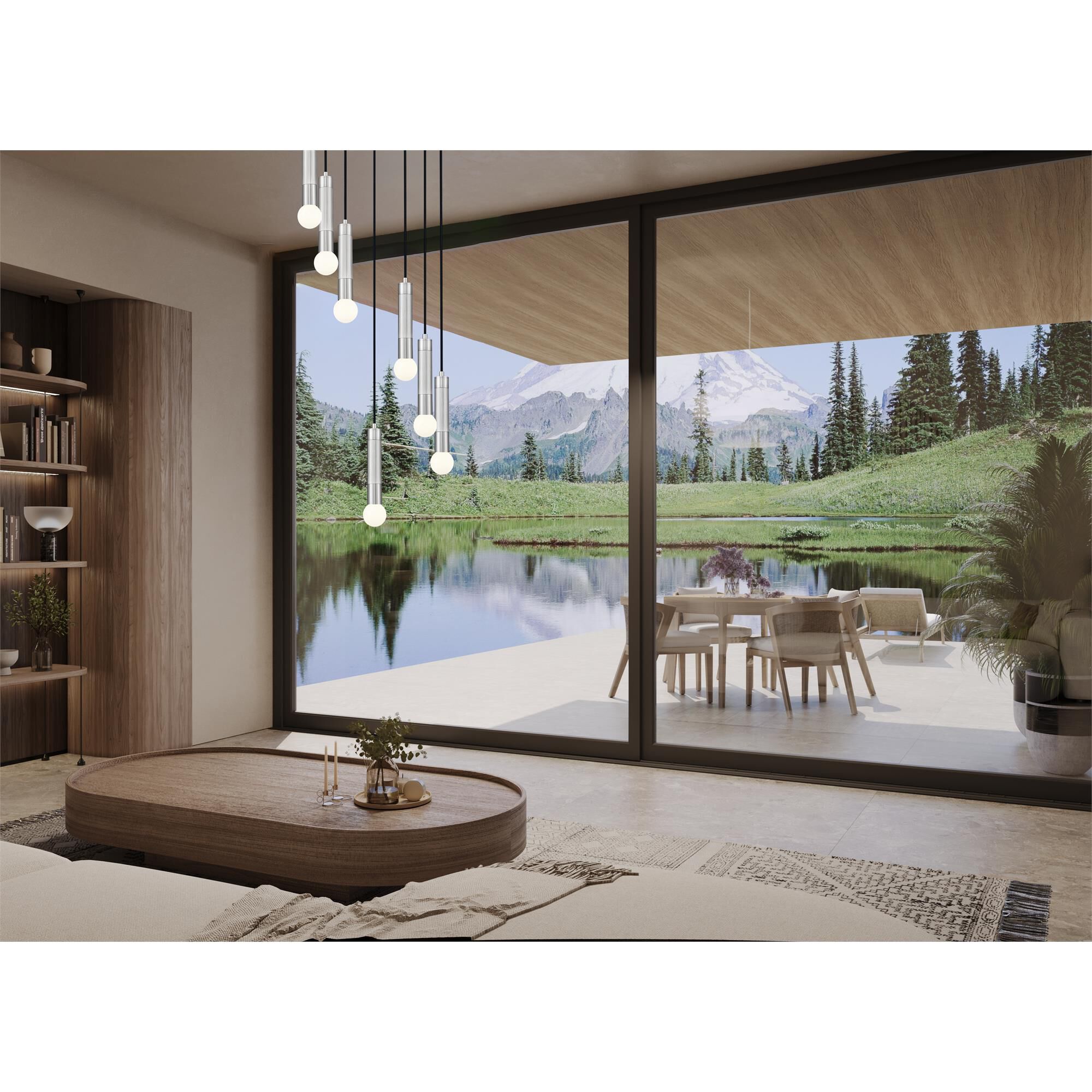 Stari 18 Inch Multi Light Pendant by Z Lite