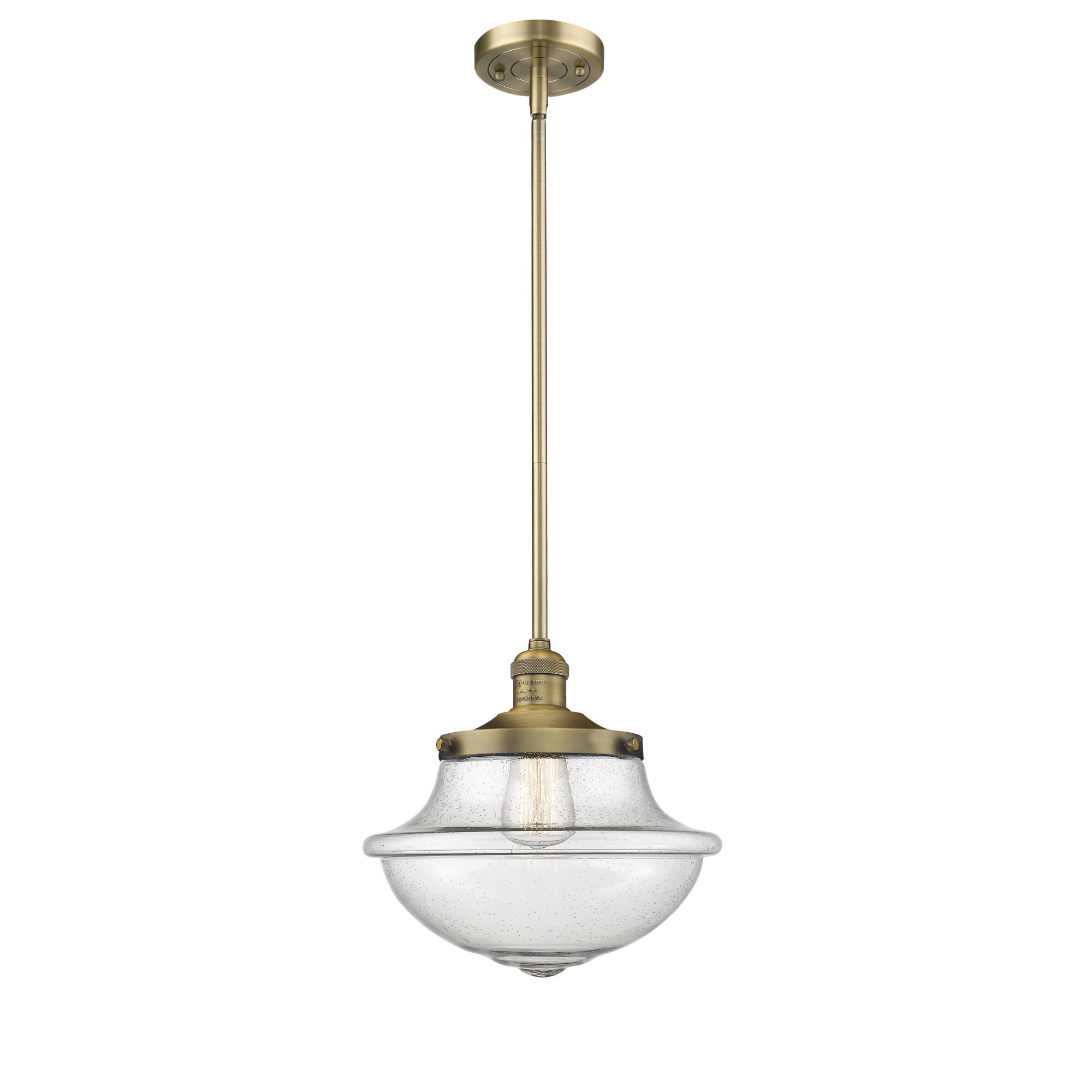 Innovations Lighting Bruno Marashlian Oxford School House 12 Inch LED Mini Pendant