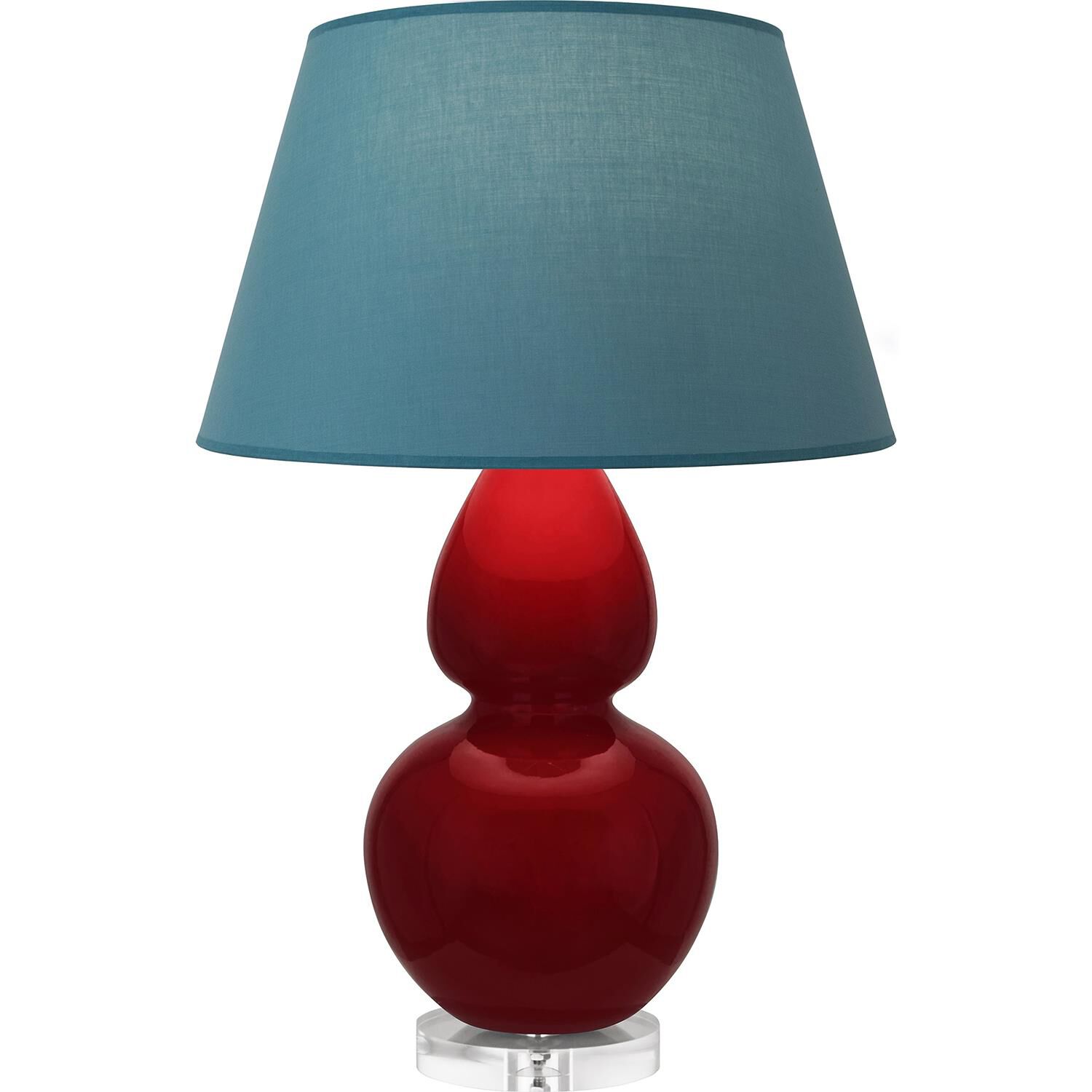 Double Gourd 31 Inch Table Lamp by Robert Abbey