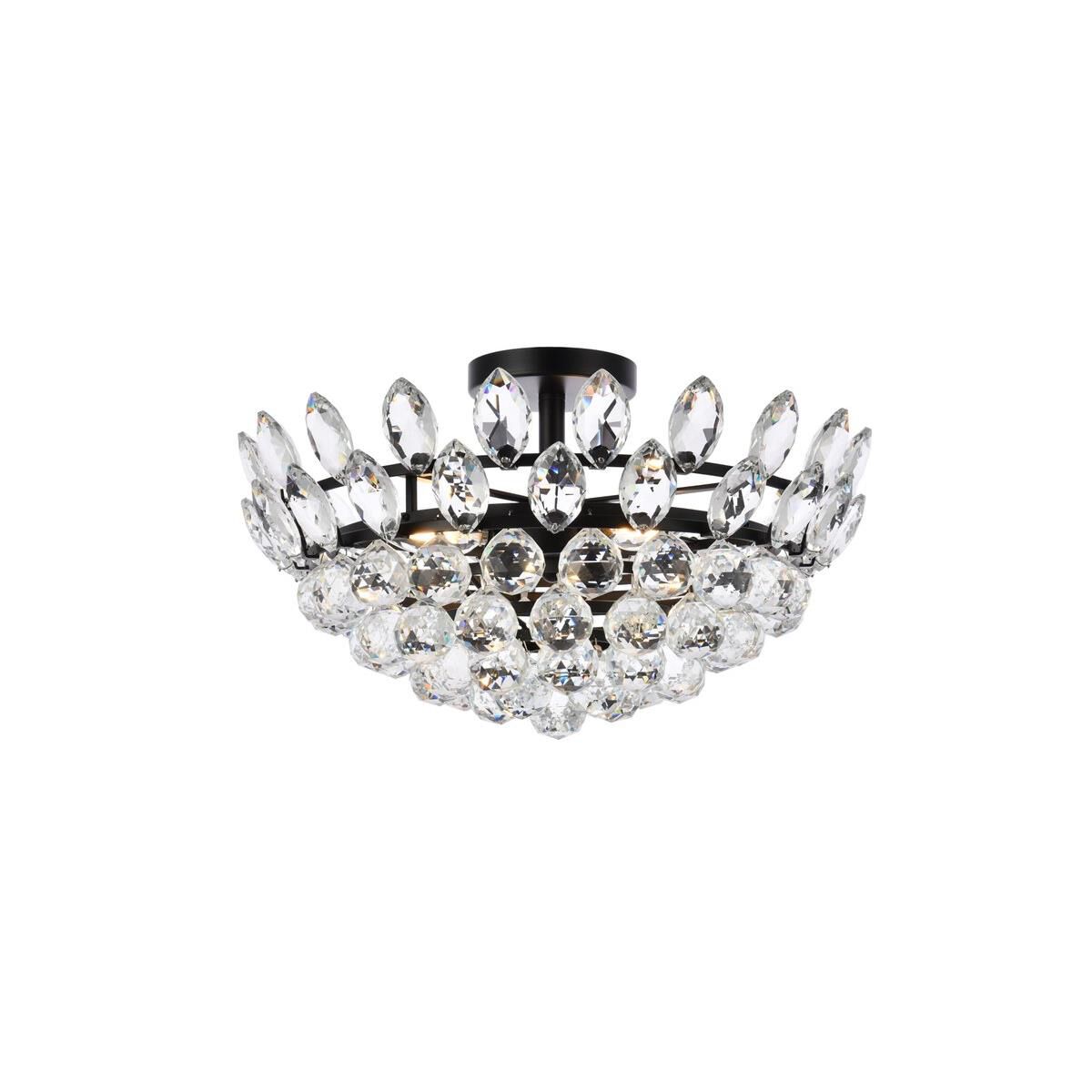 Shown in Chrome finish and Royal Cut Clear crystal