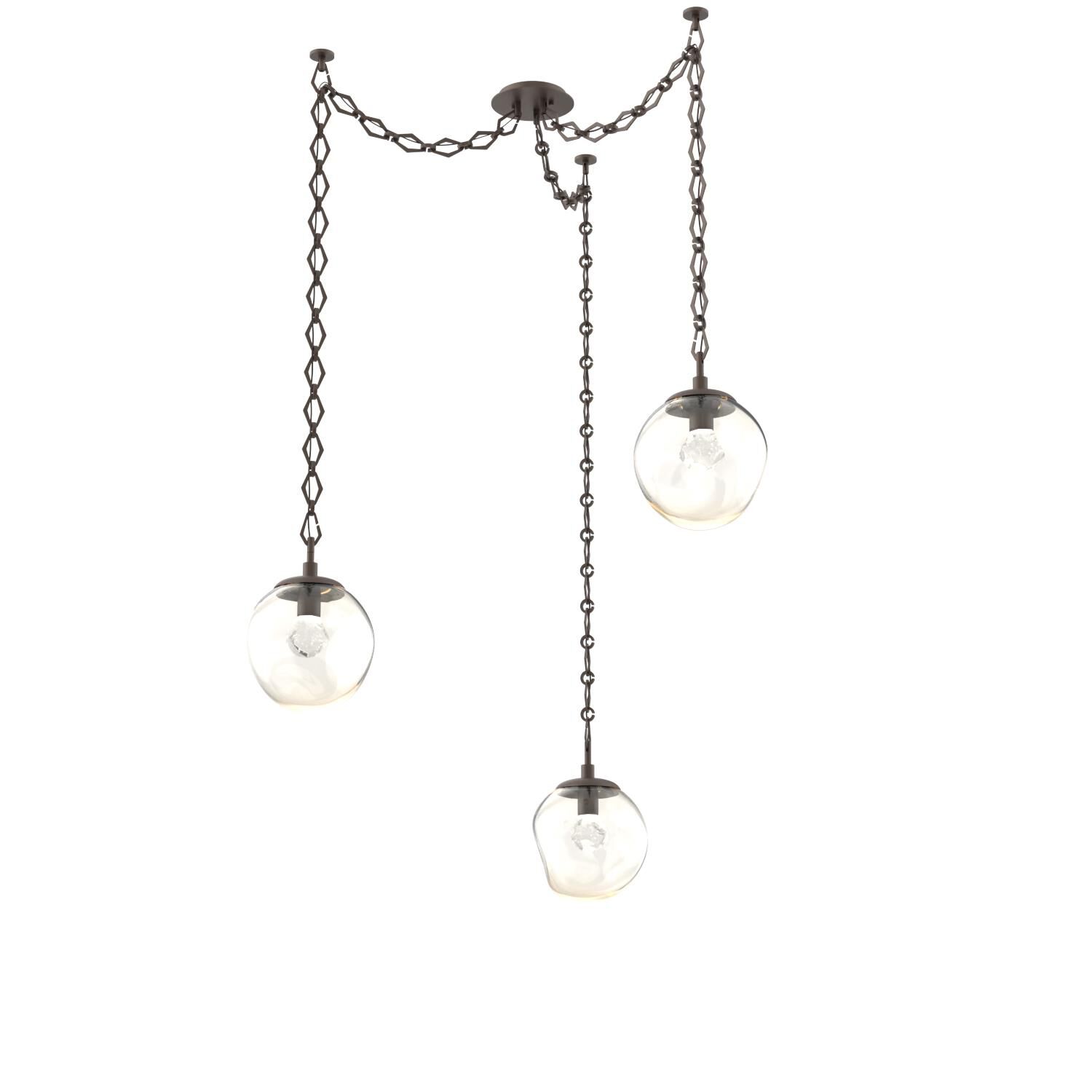 Levi Wilson Aster 19 Inch Multi Pendant Light by Hammerton Studio