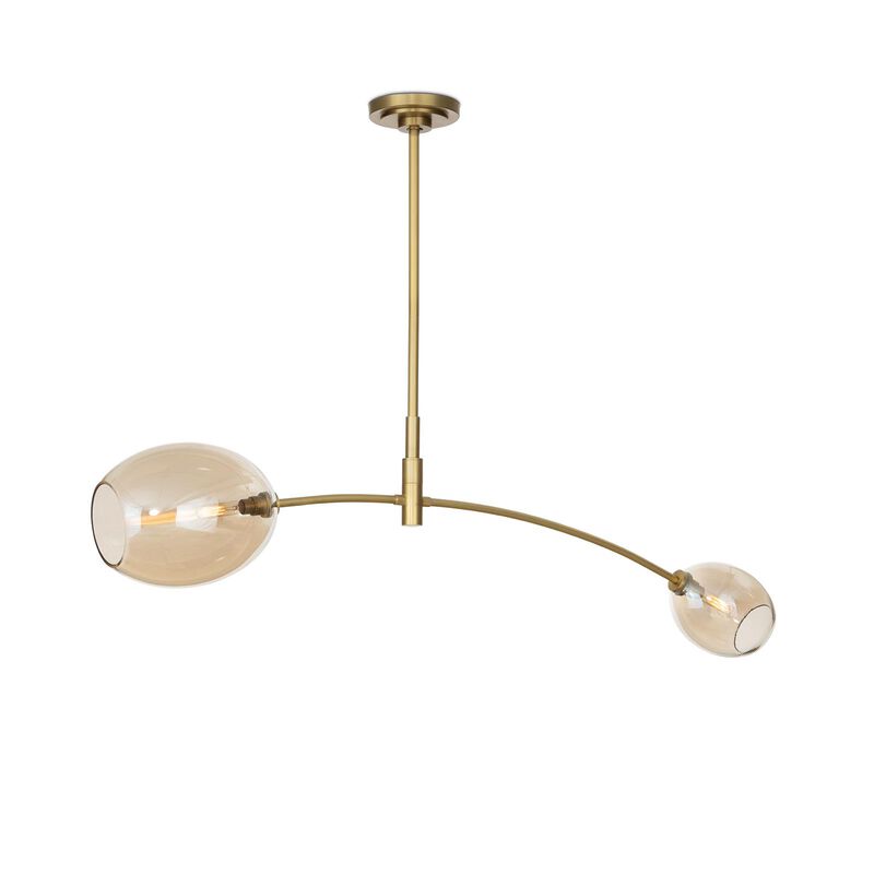 Artemis Medium Linear Chandelier by Regina Andrew