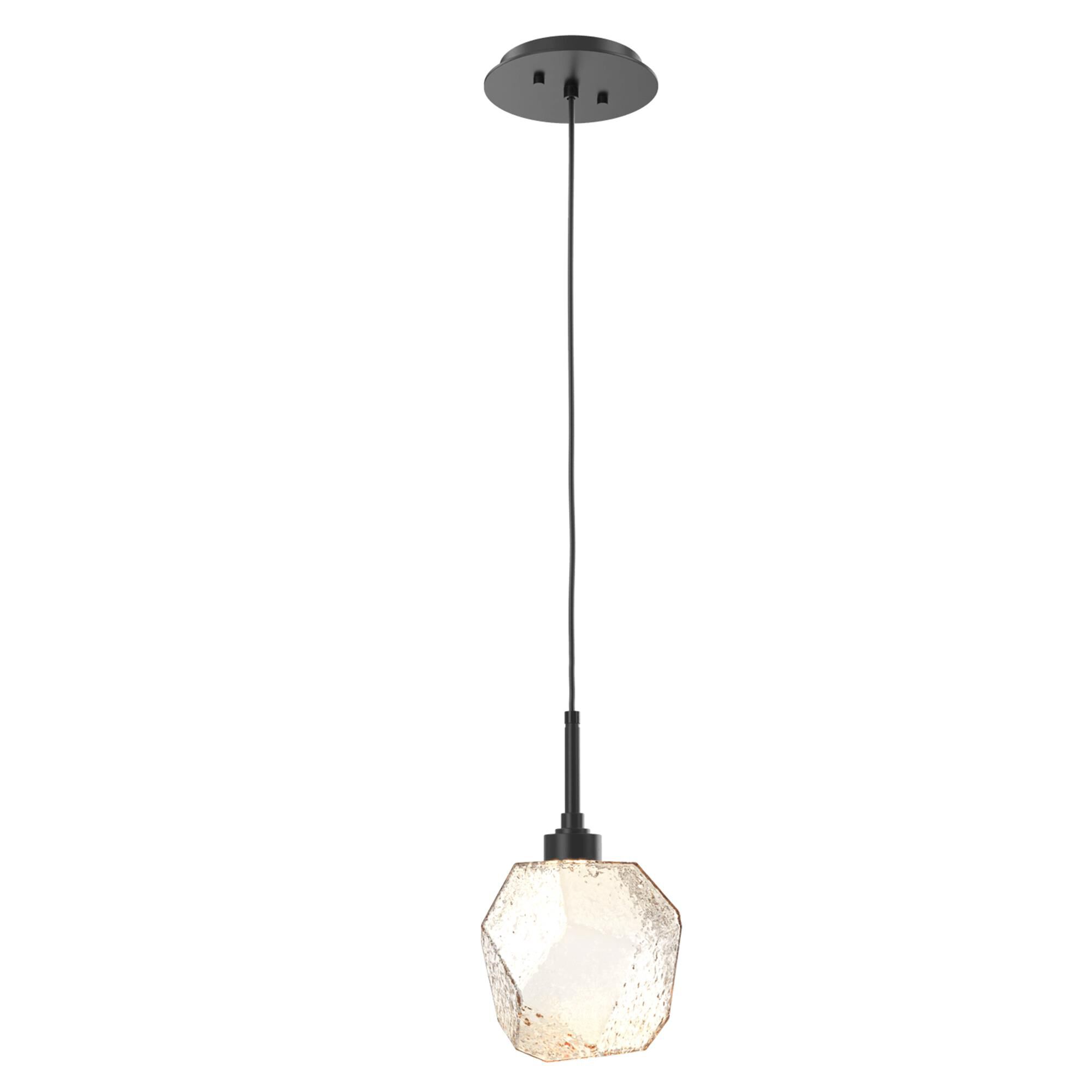 Shown in Matte Black finish and Amber glass