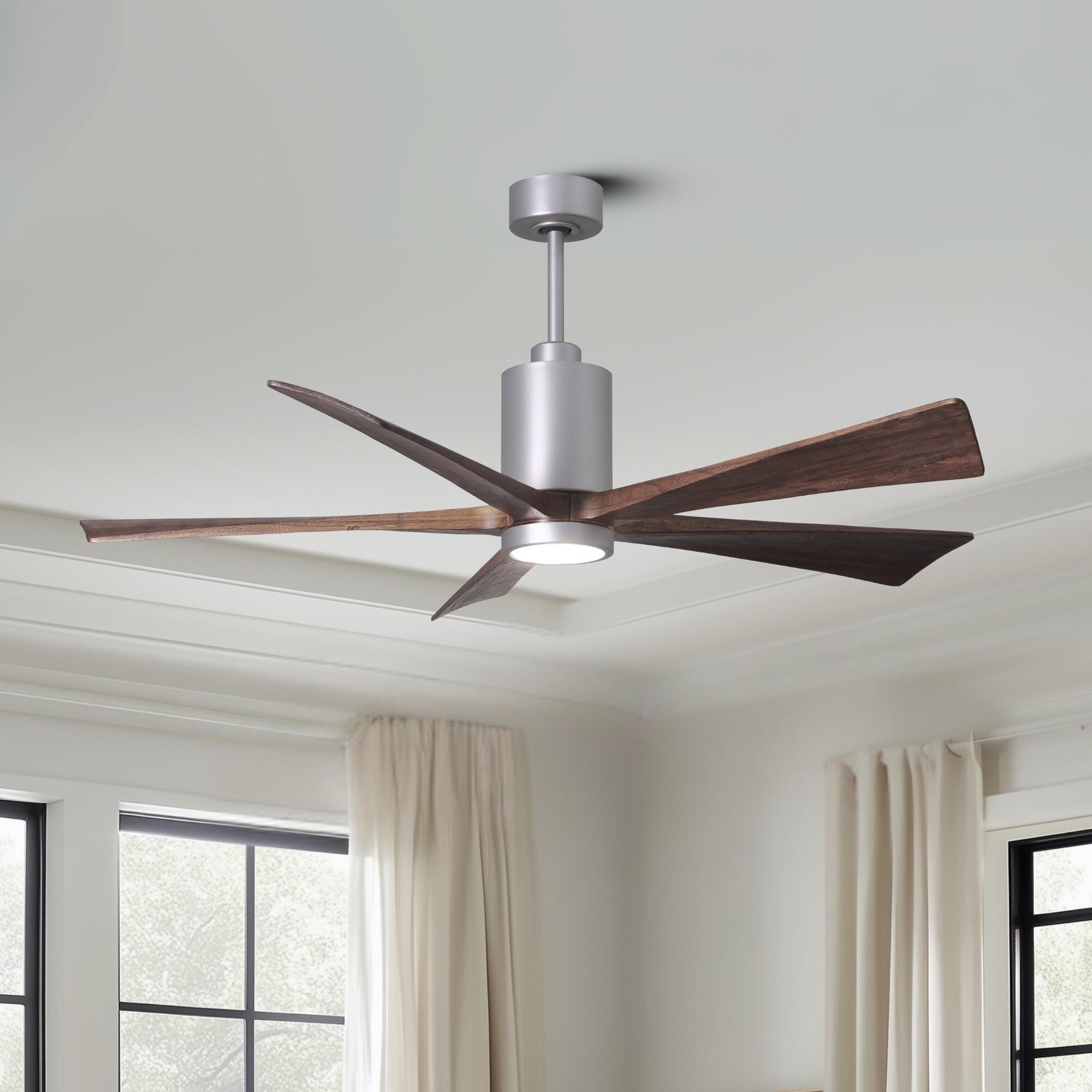Patricia 60 Inch Ceiling Fan with Light Kit by Matthews Fan Company
