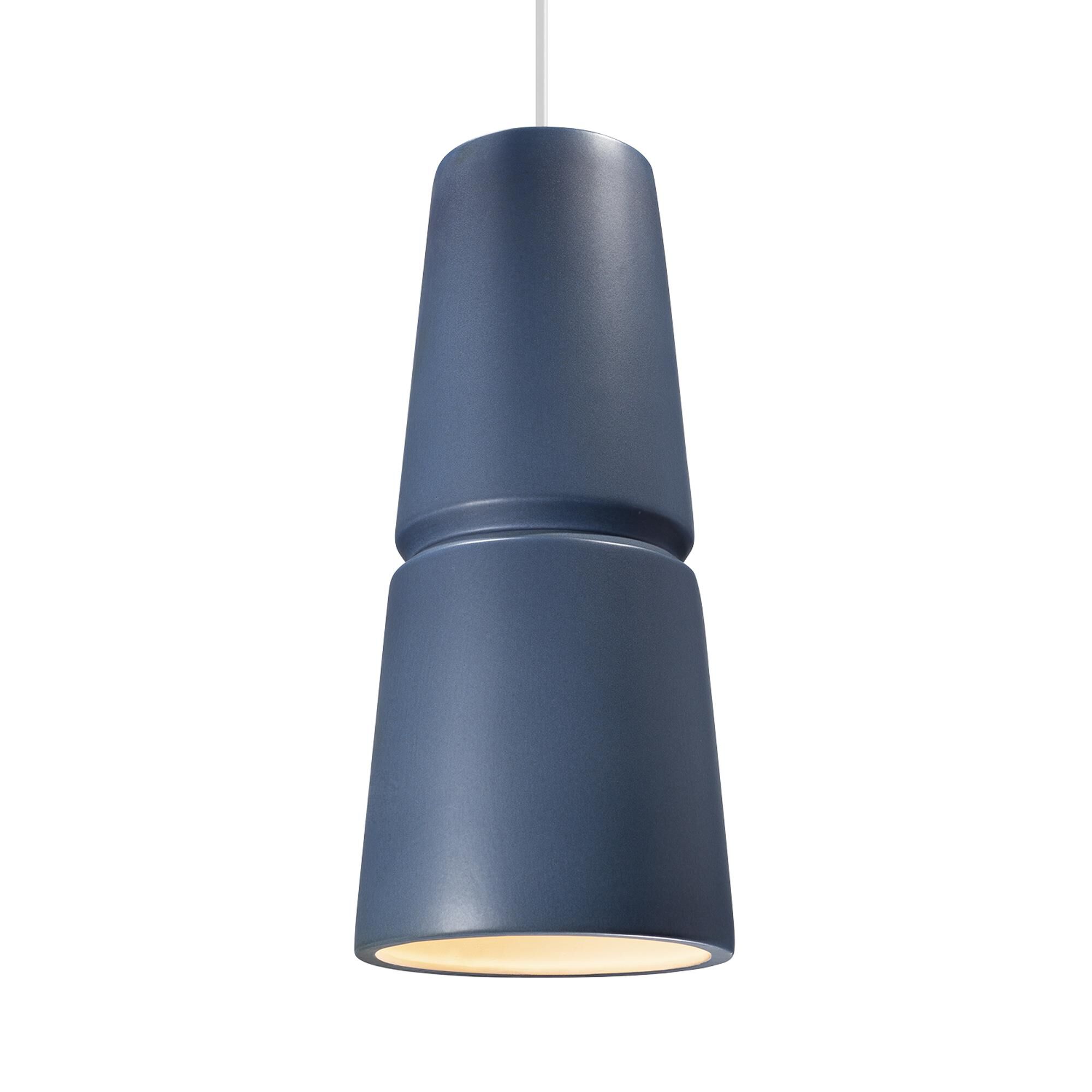 Shown in Dark Bronze finish and Midnight Sky Ceramic shade