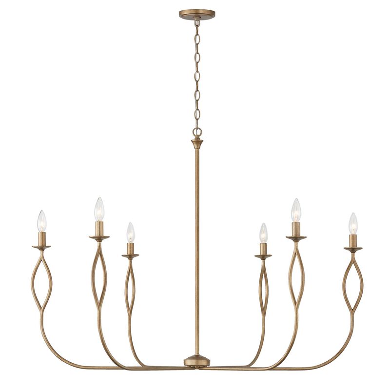 Cohen 44 Inch 6 Light Chandelier by Capital Lighting Fixture Company