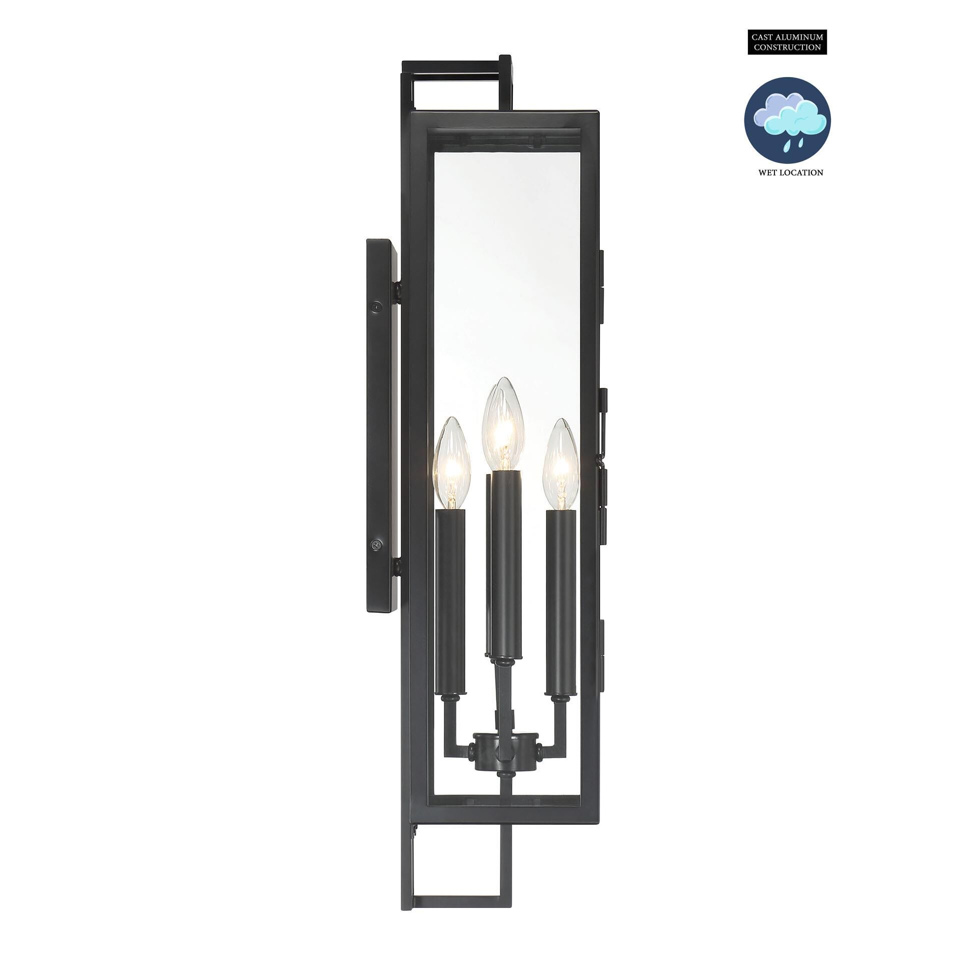 Knoll Road 27 Inch Tall 4 Light Outdoor Wall Light by Minka Lavery