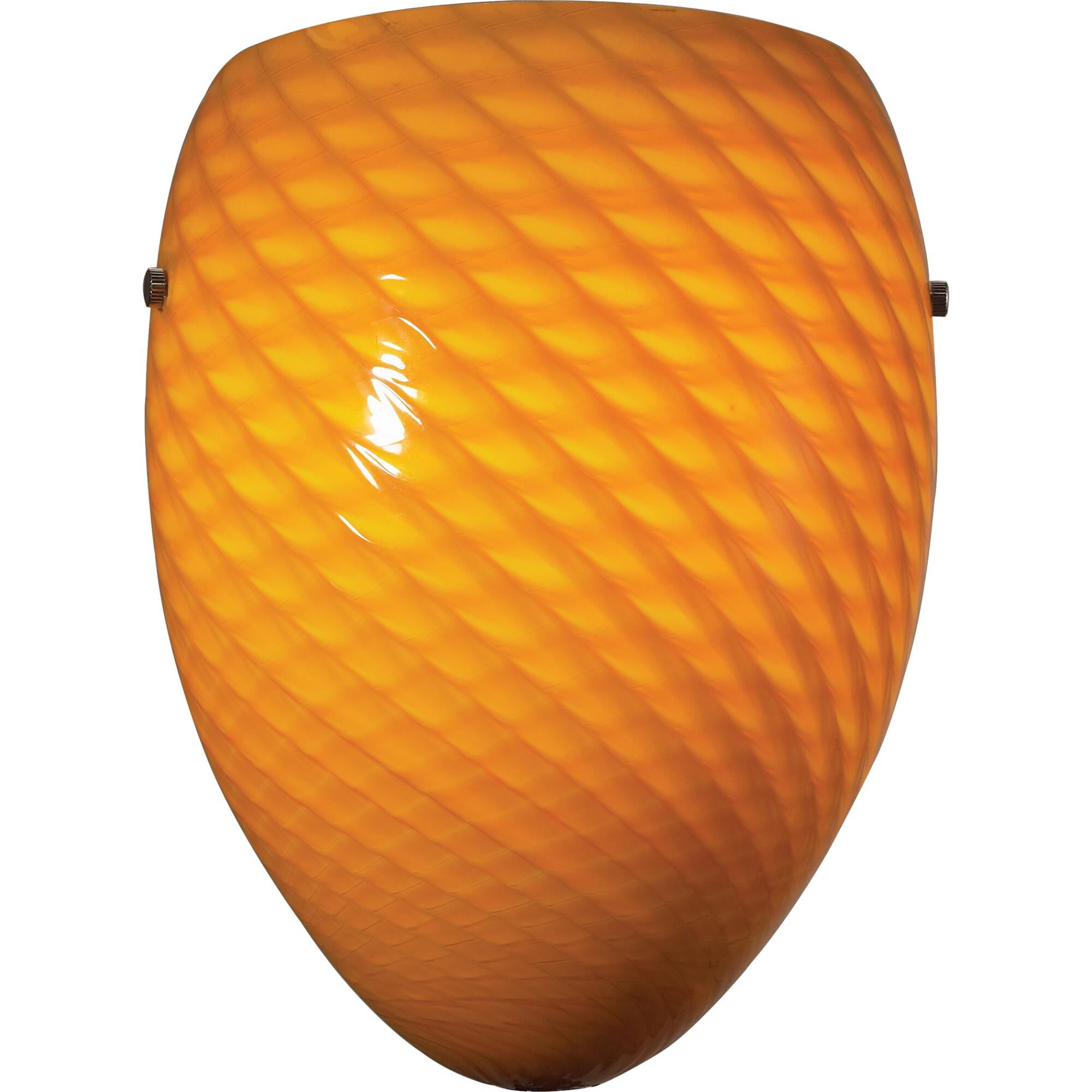 Shown in Satin Nickel finish and Canary glass 