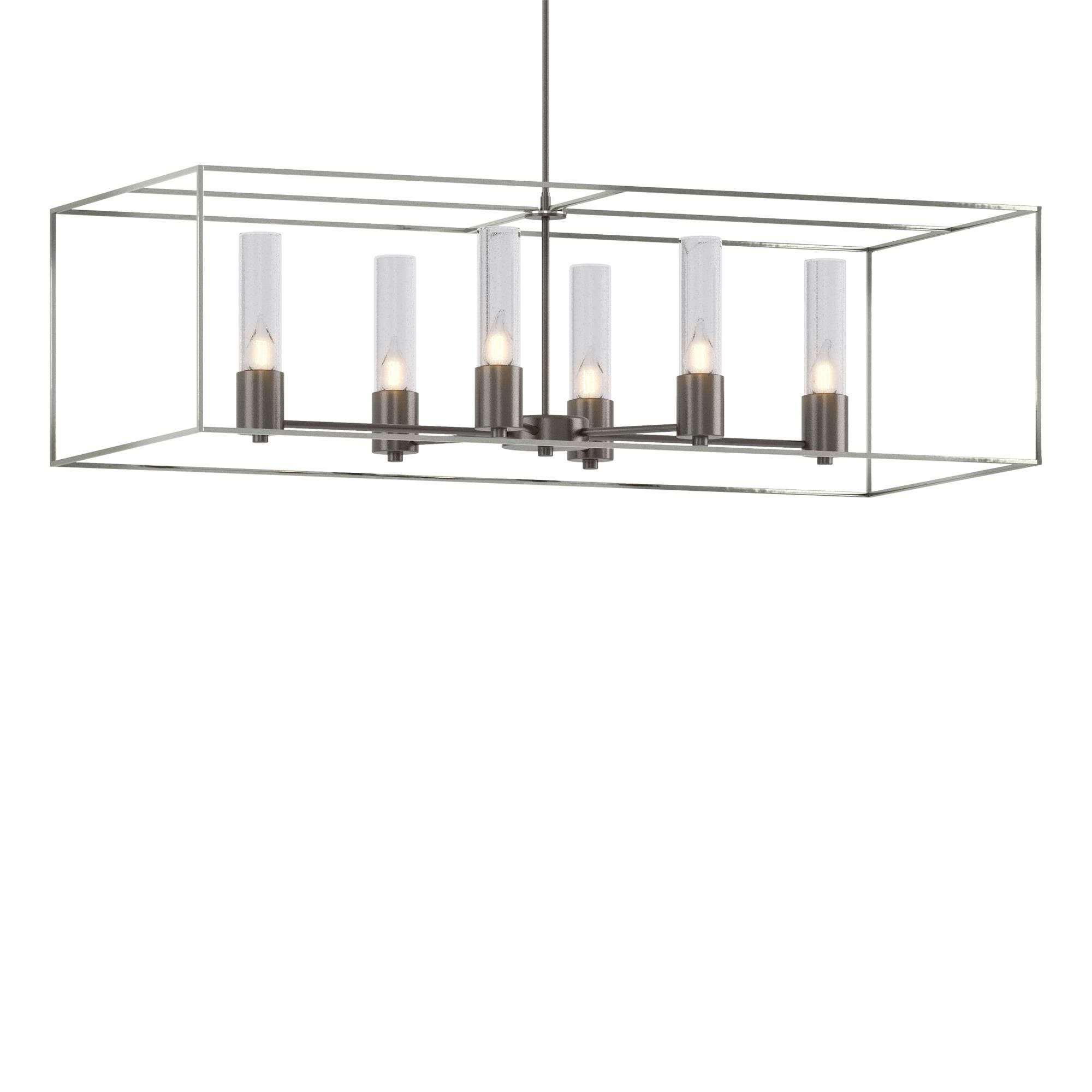 Shown in Oil Rubbed Bronze finish and Clear glass and Sterling accent