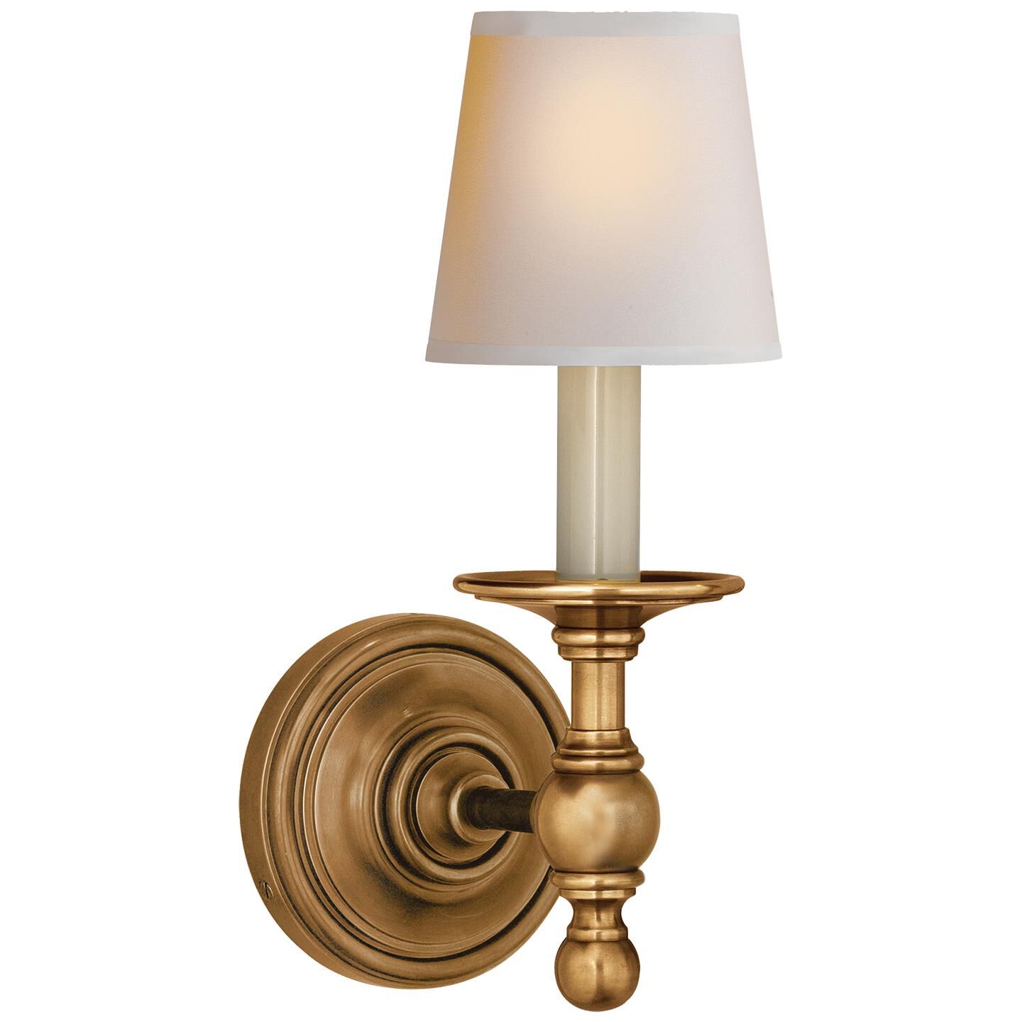 Visual Comfort Signature Collection Chapman & Myers Classic 8 Inch Wall Sconce