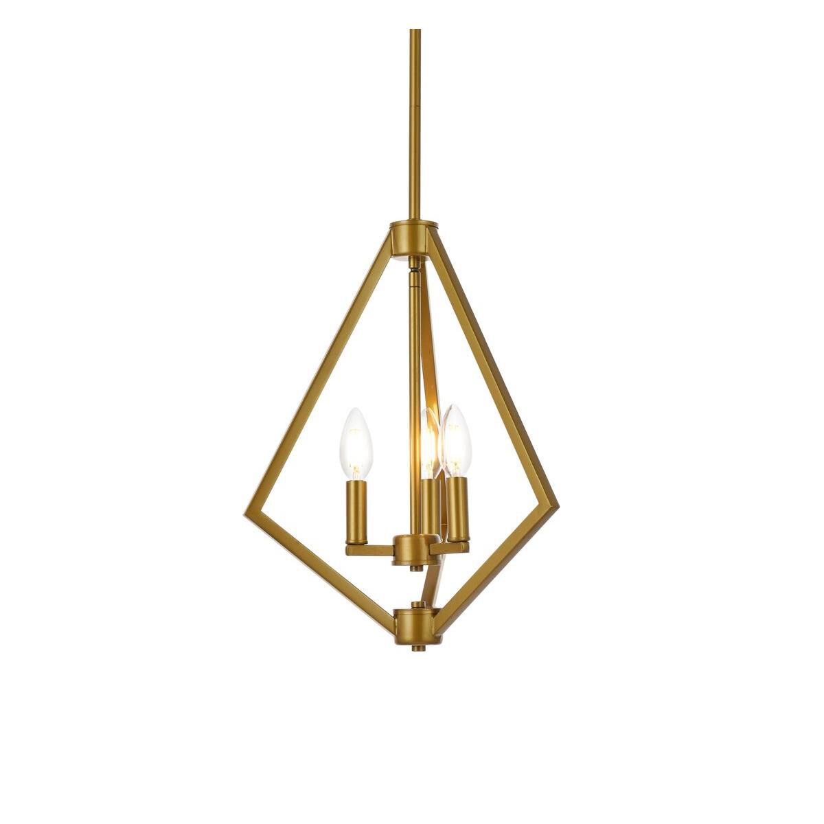 Irina 14 Inch Cage Pendant by Elegant Lighting
