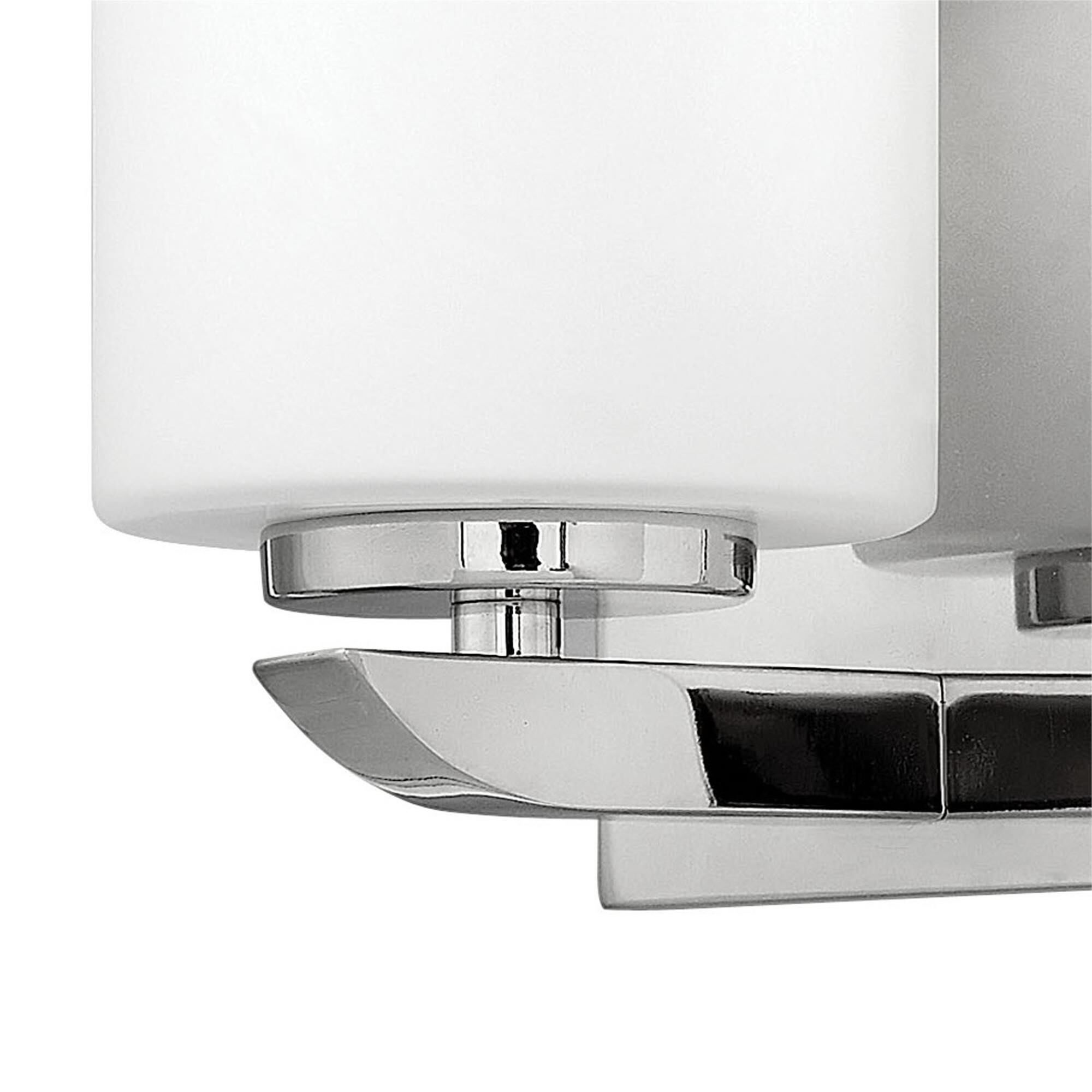 Shown in Polished Nickel finish and Etched Opal glass