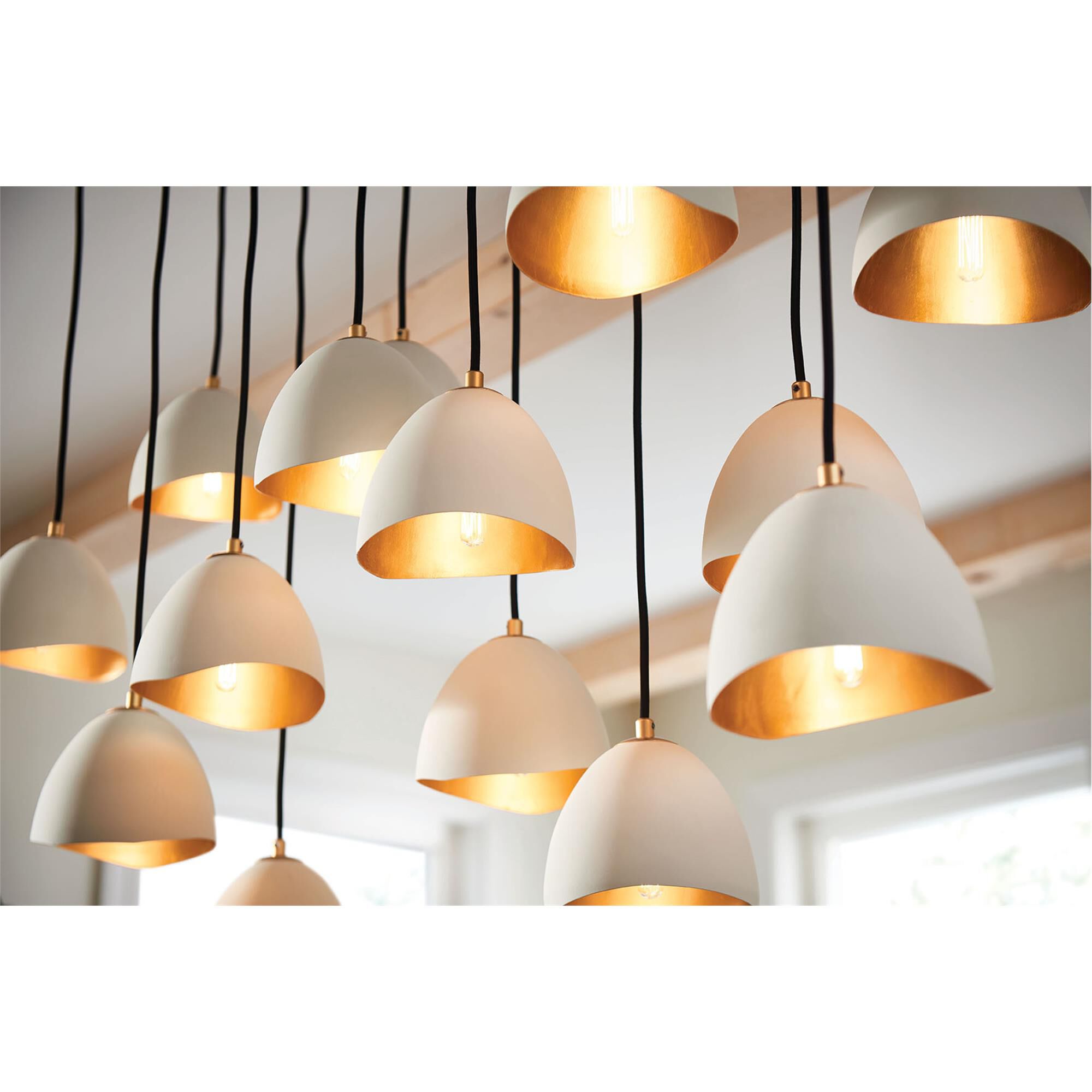Shown in Shell White finish and Gold Leaf accent